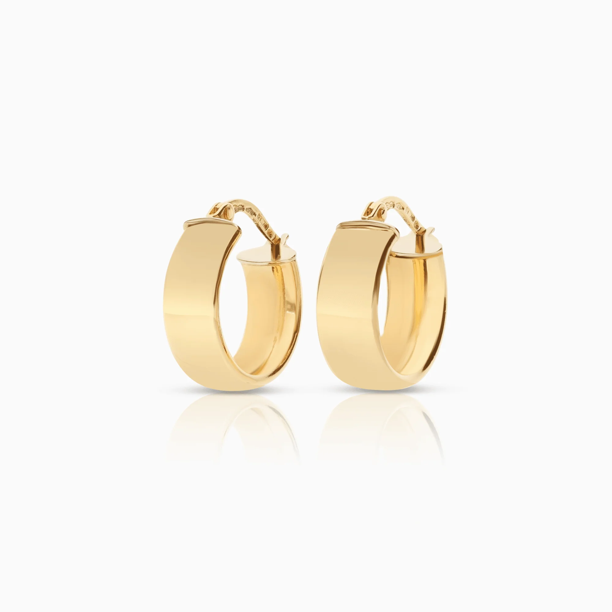 Hoop earrings 3.45g 18K gold