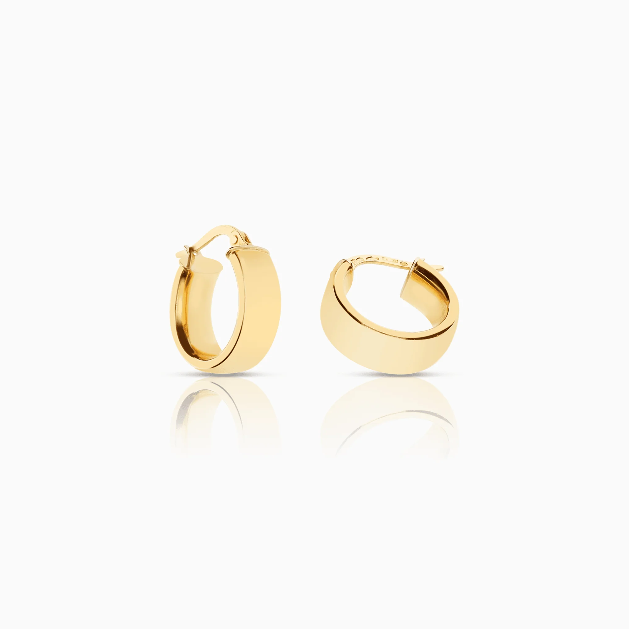 Hoop earrings 3.45g 18K gold - Image 2
