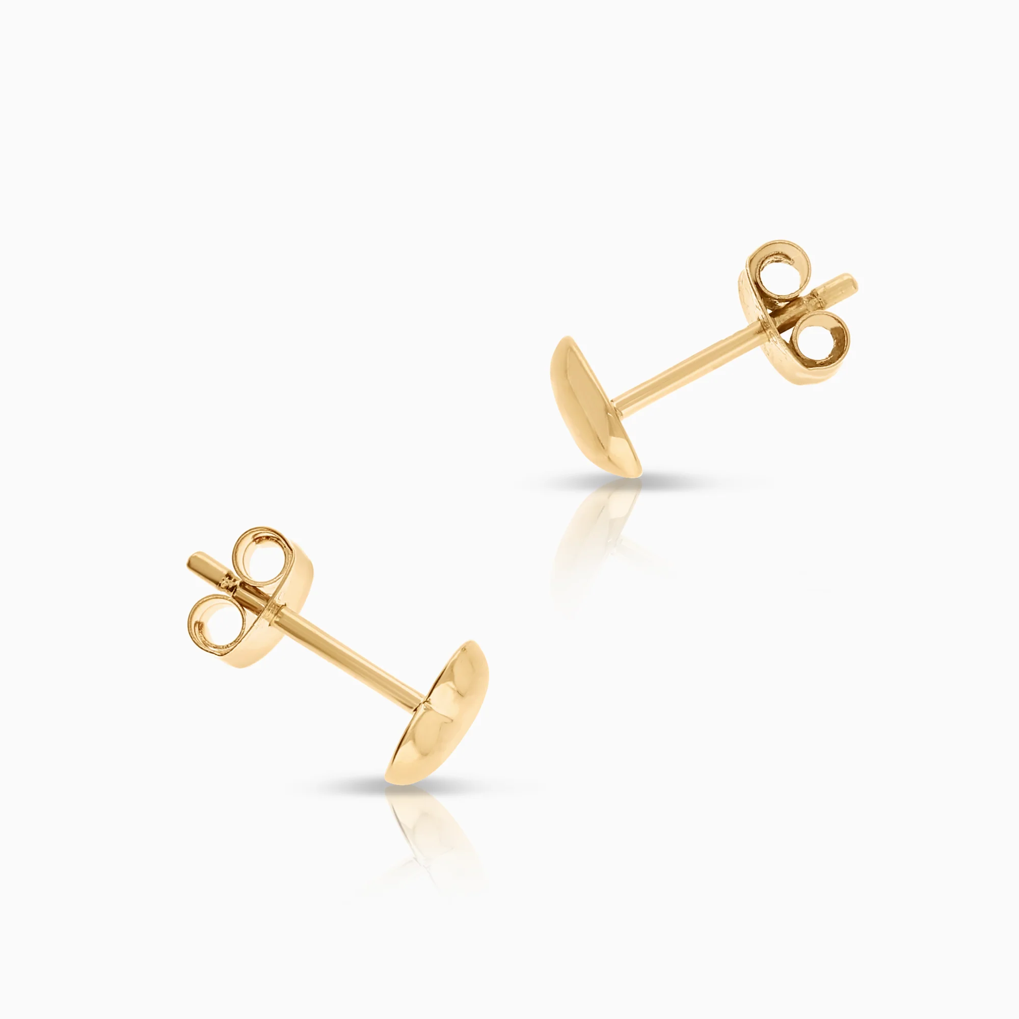 Heart earrings 0.52g 18K gold - Image 2