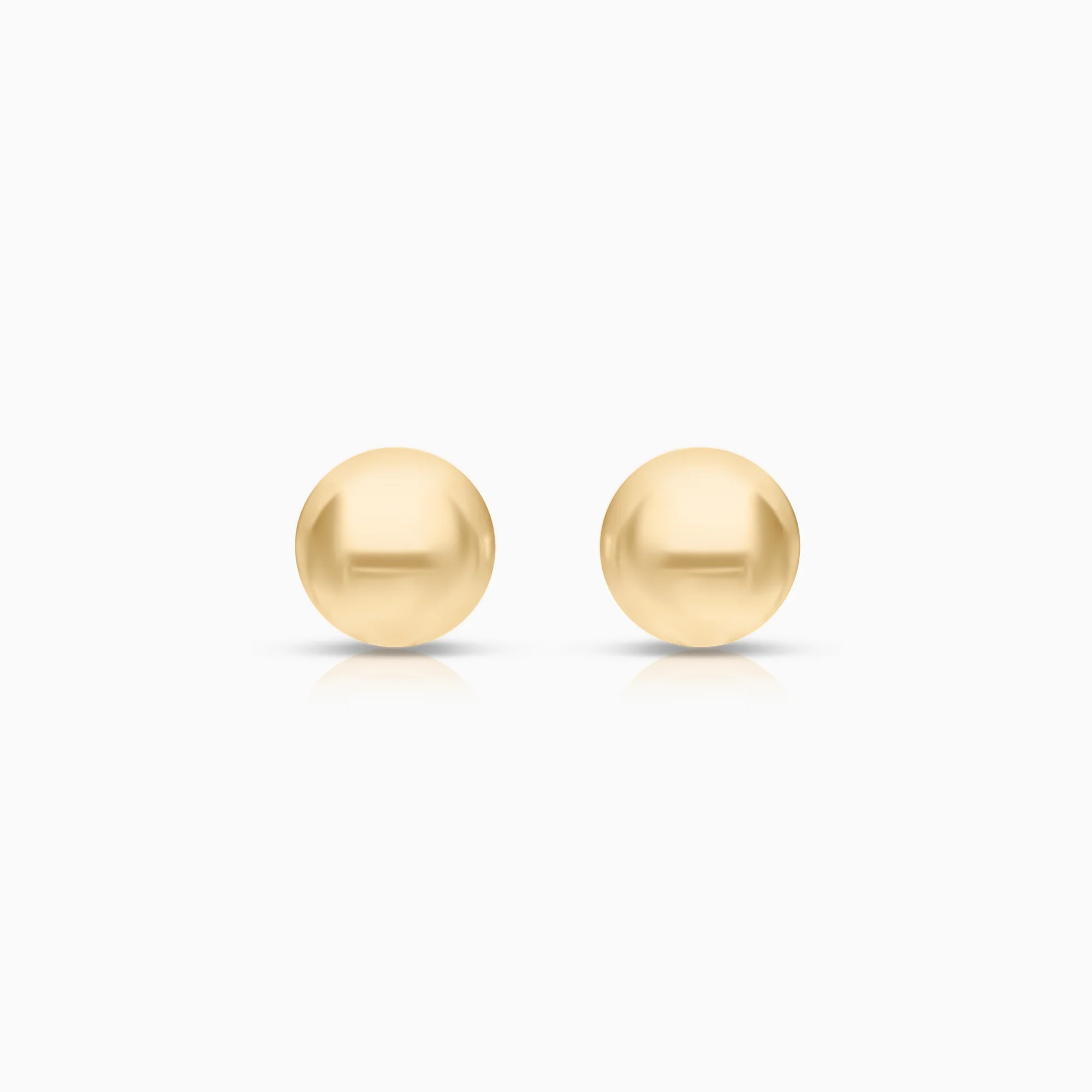 Earrings balls 0.28g 18K gold