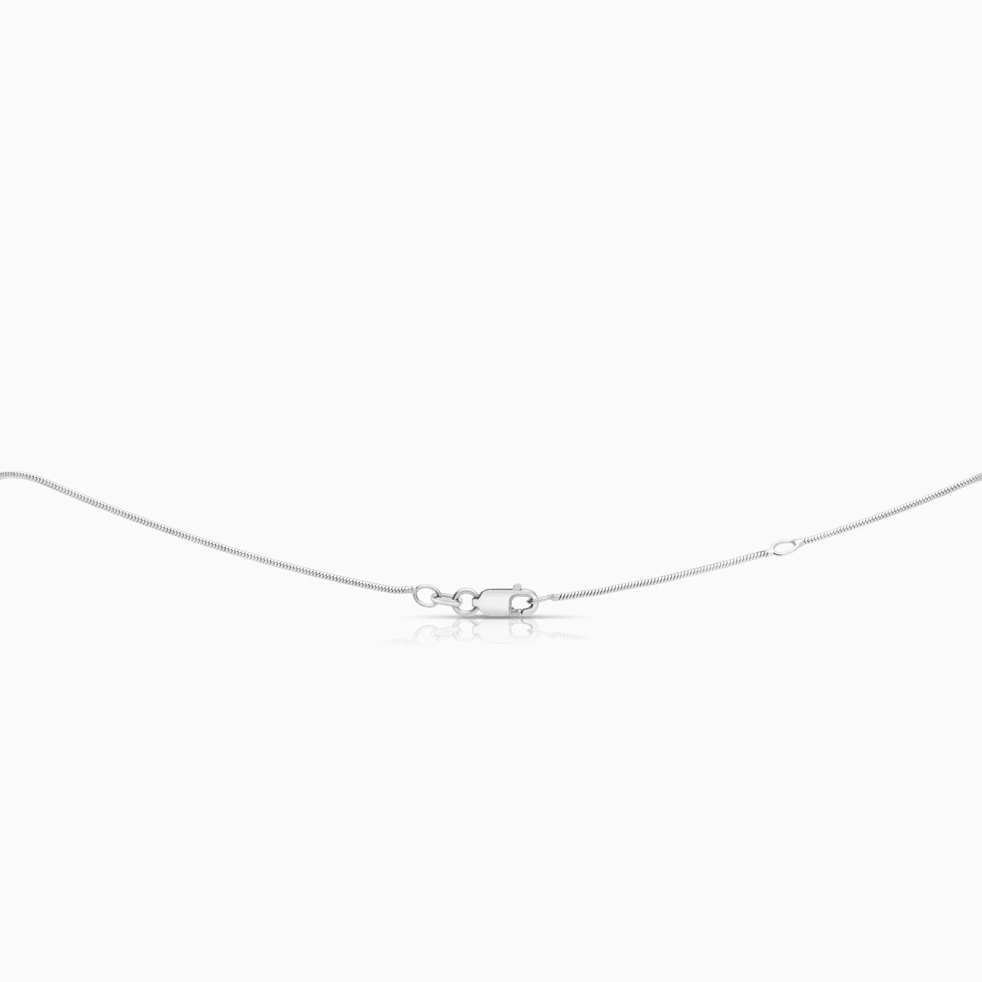 Snake chain 3.33g 14K white gold - Image 2