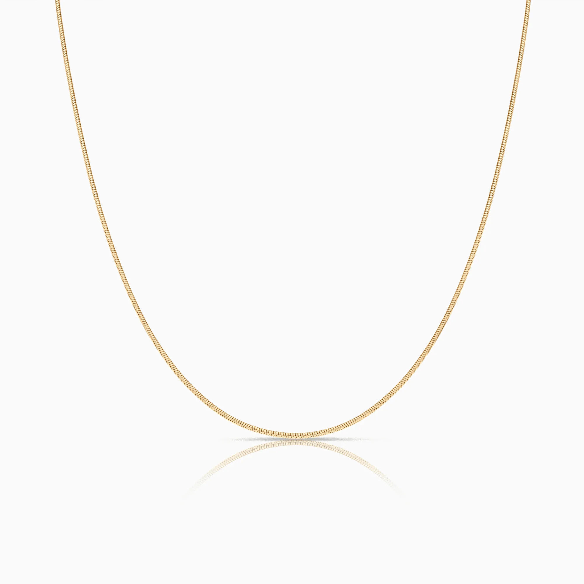 Snake chain 43cm 18K gold