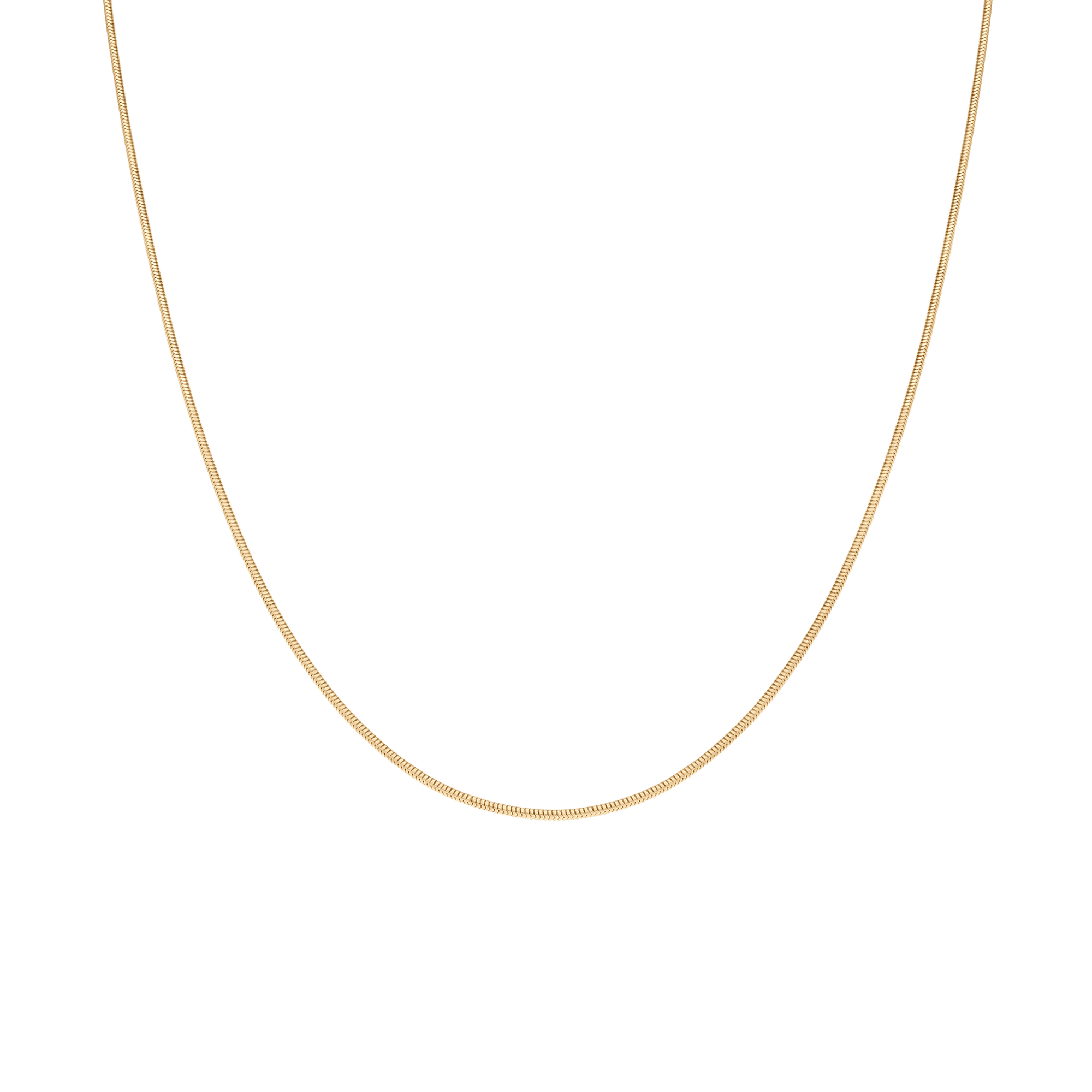 Snake chain 43cm 18K gold - Image 2