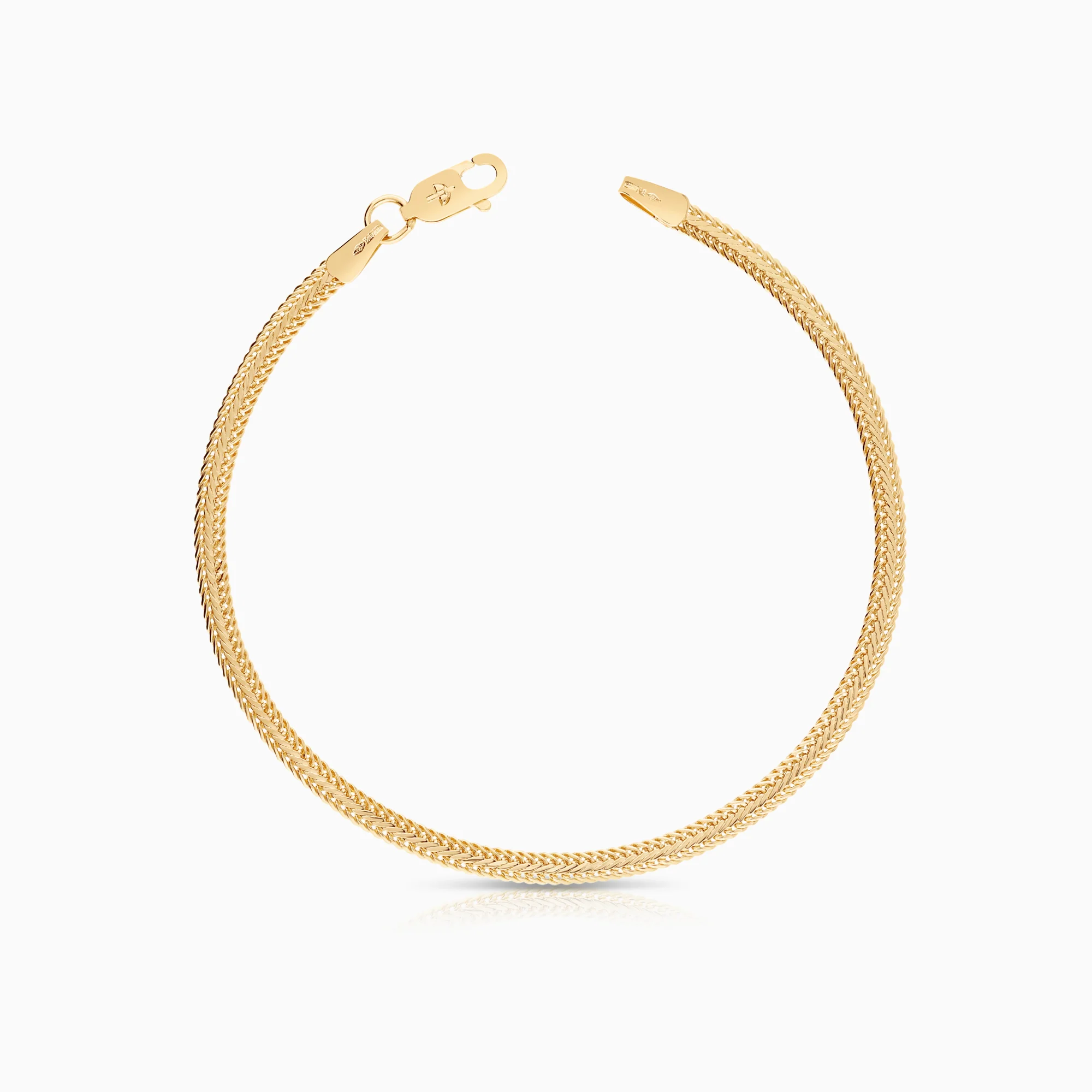 Snake chain bracelet 3.61g 18K gold - Image 2