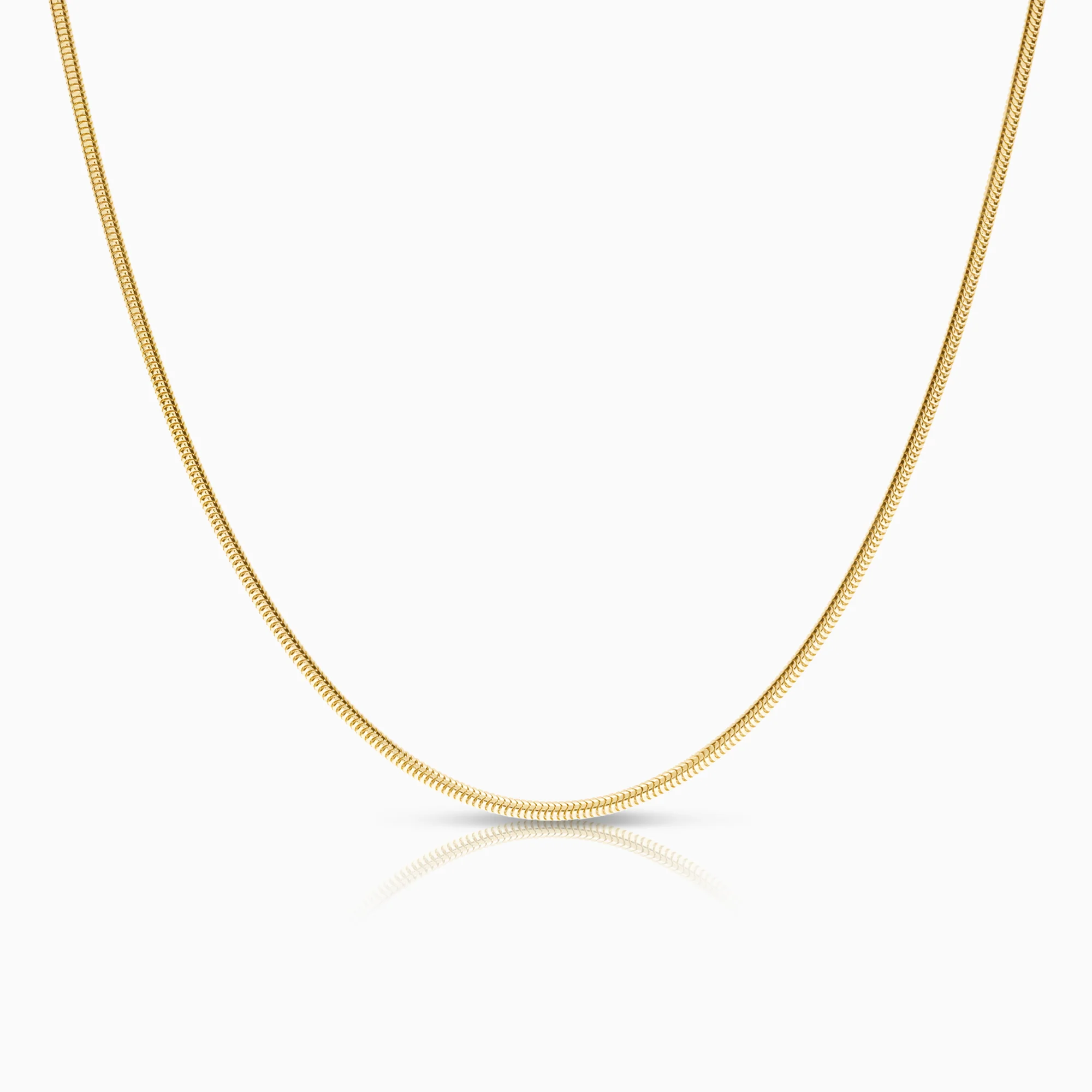 Snake chain necklace 8.21g 18K gold