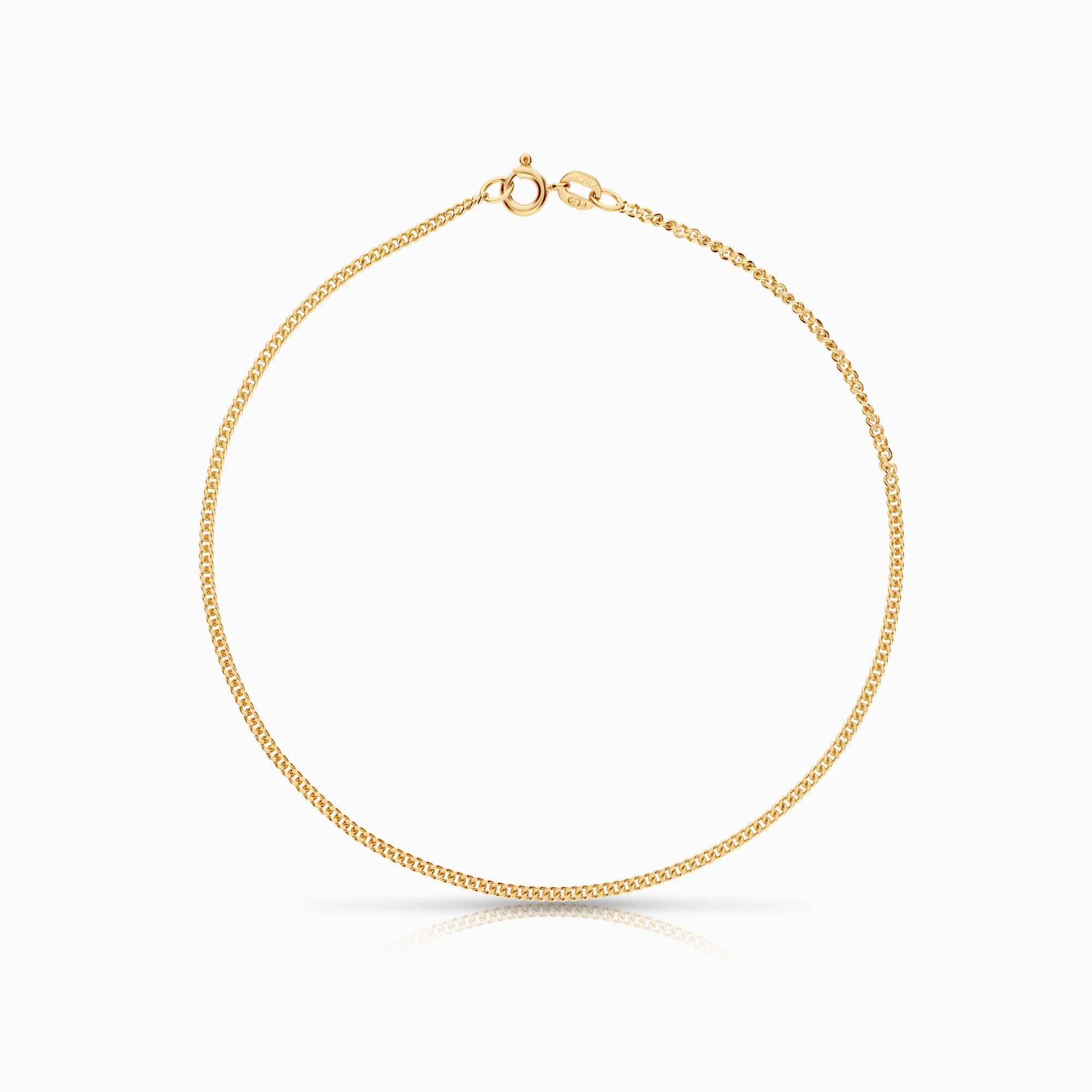 Curb bracelet 2.19g 18K gold
