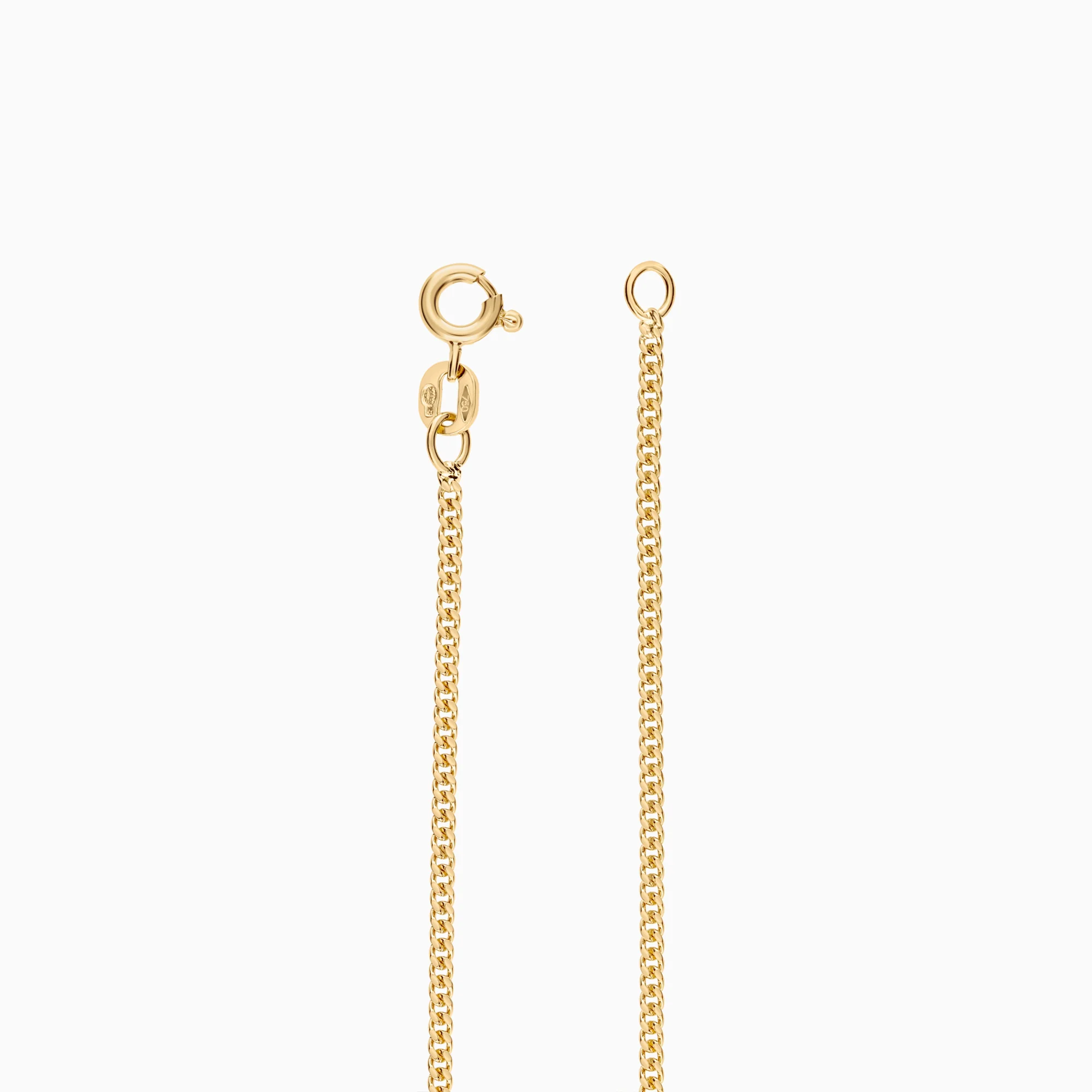 Curb bracelet 2.19g 18K gold - Image 2