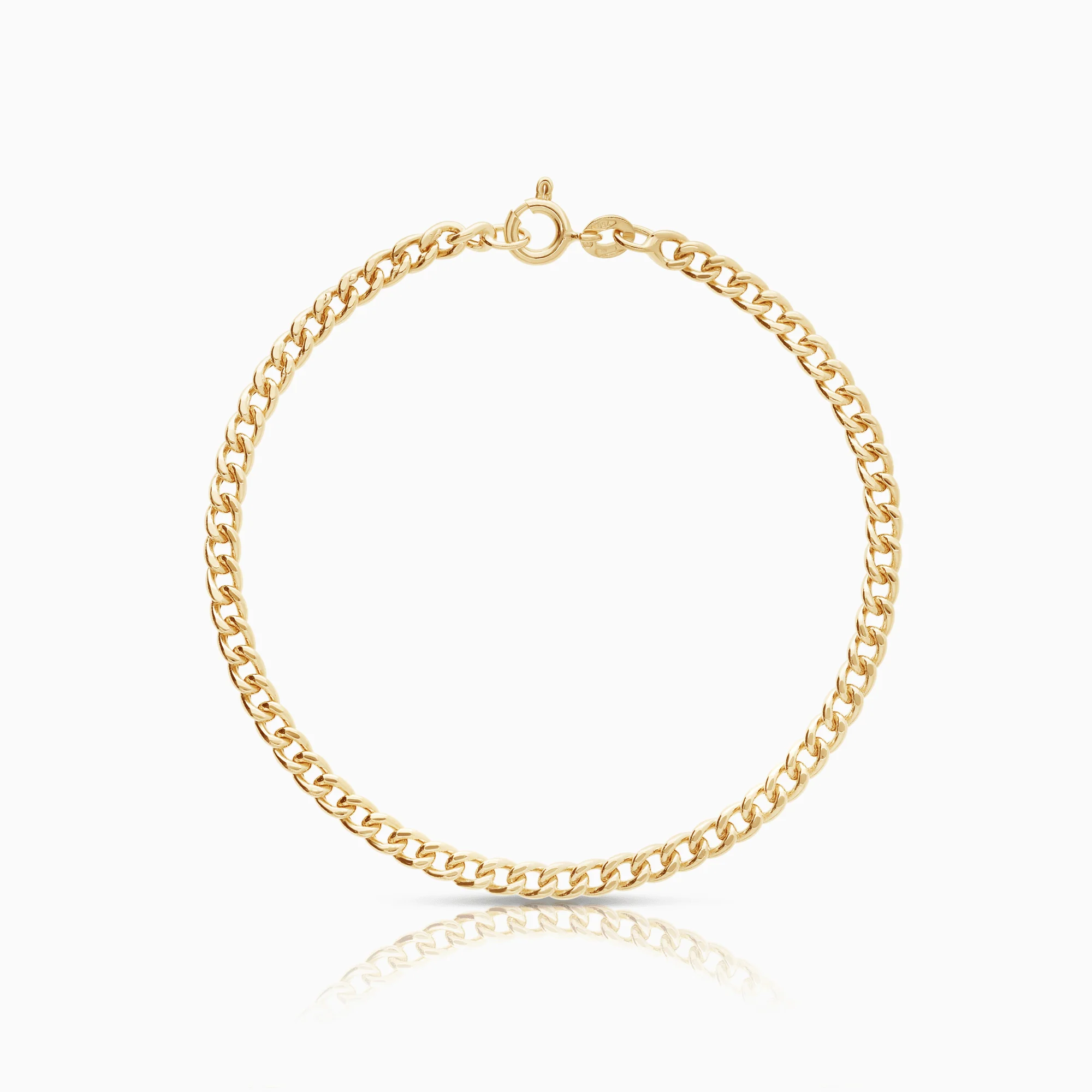 Curb bracelet 3.48g 18K gold