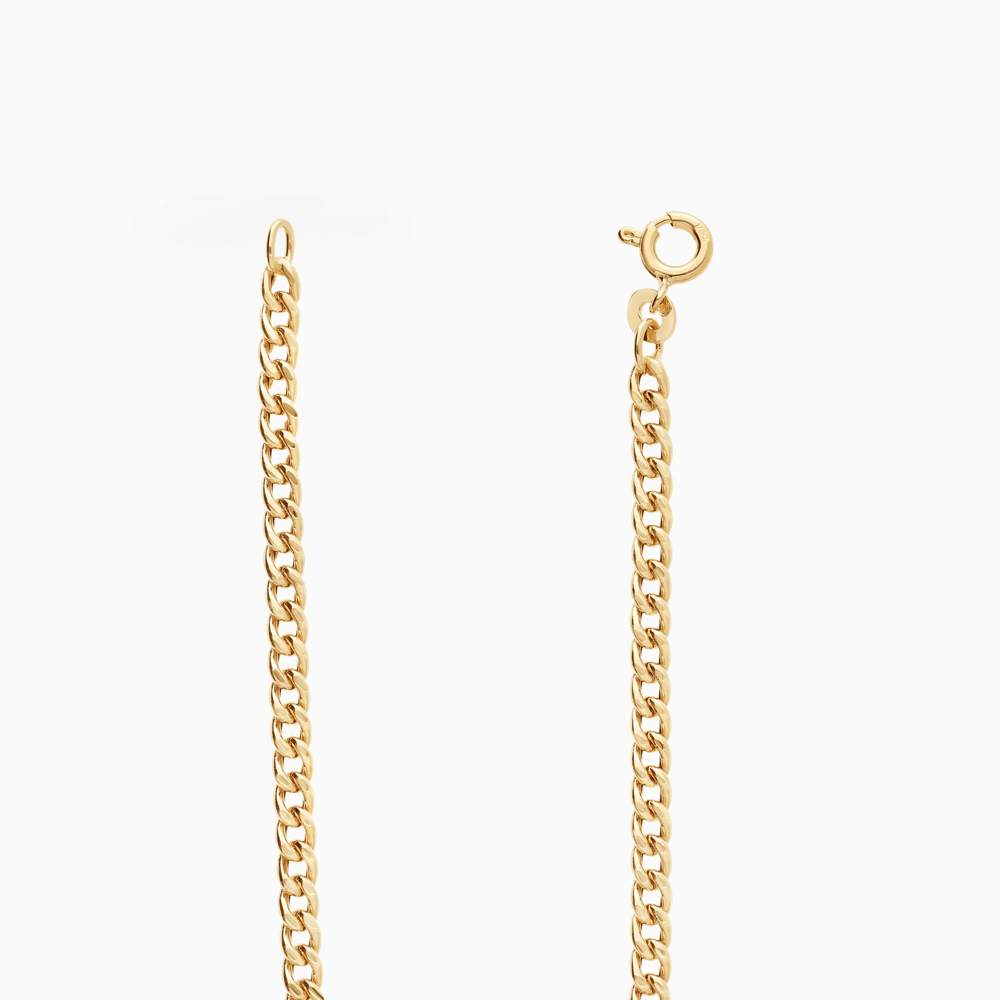 Curb bracelet 3.48g 18K gold - Image 2