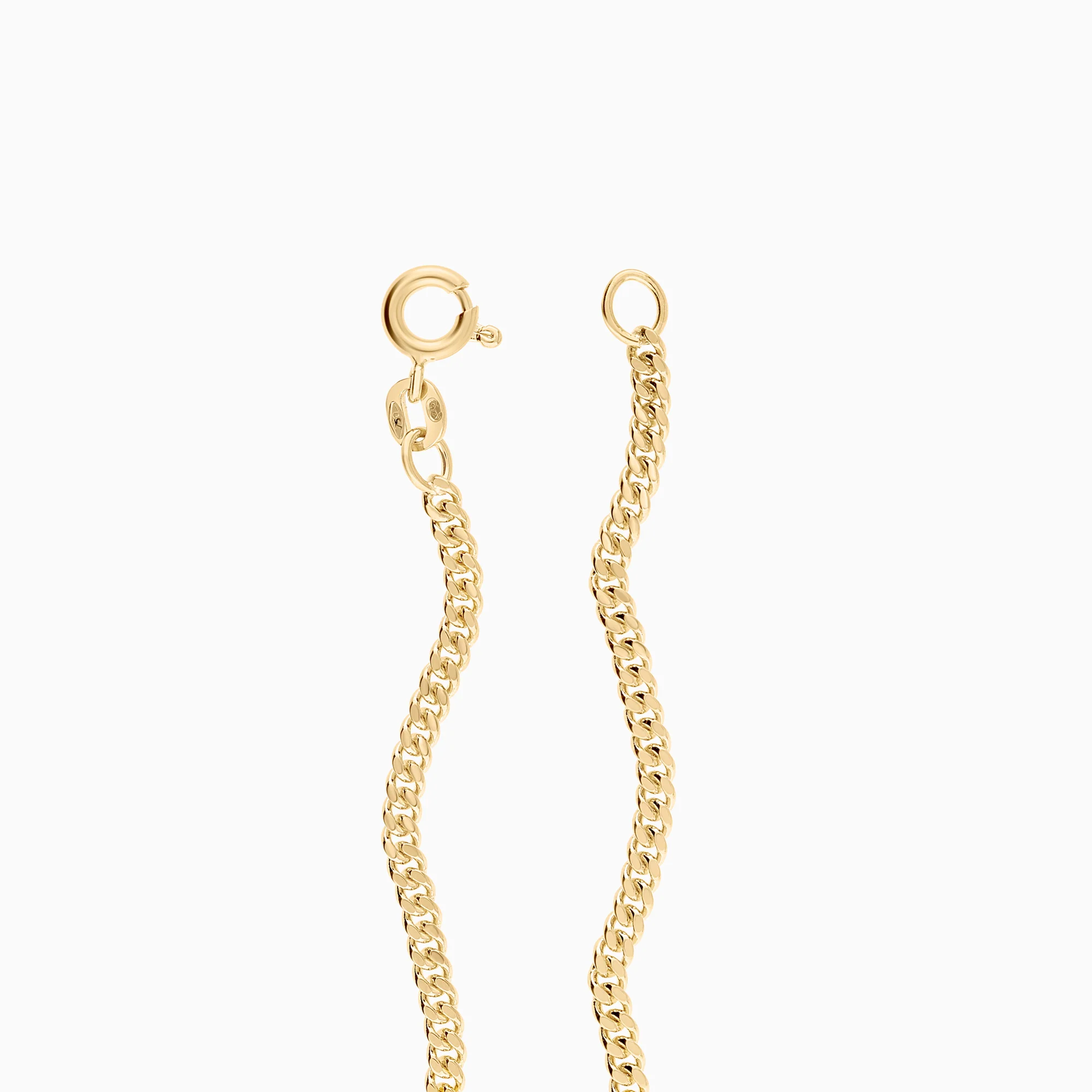Curb bracelet 5.13g 18K gold - Image 2