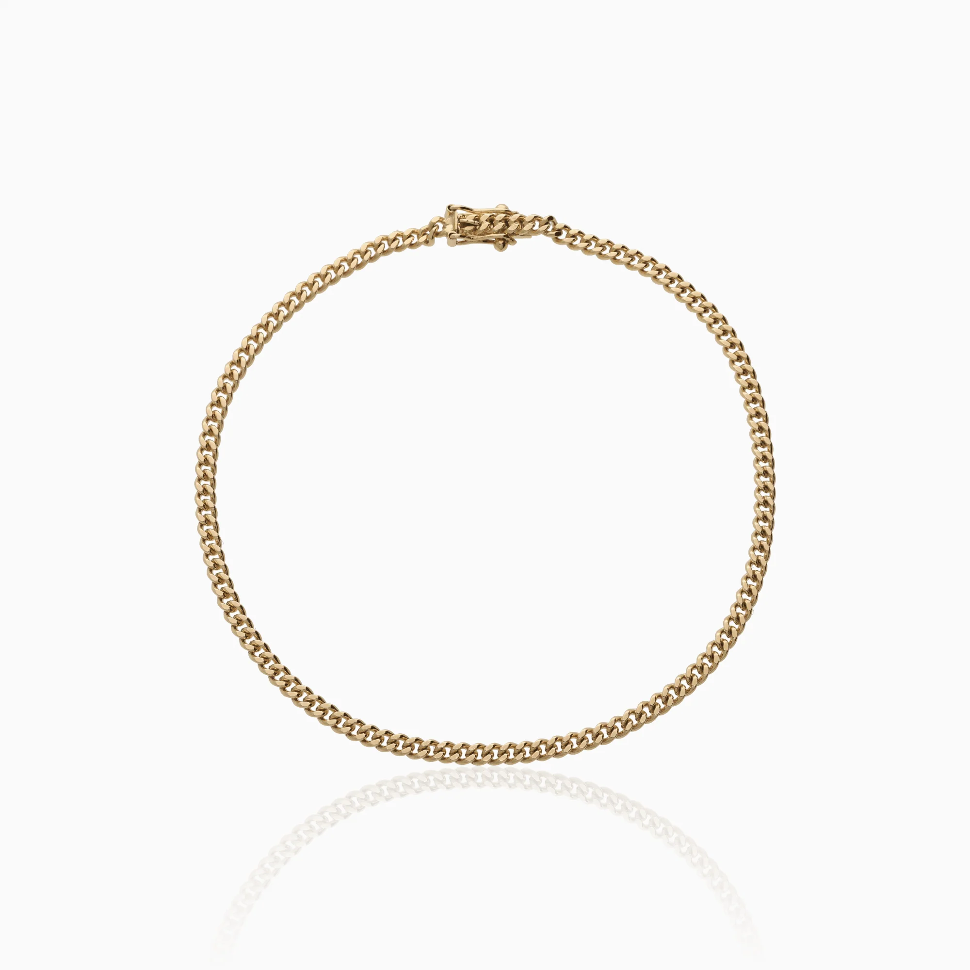 Curb bracelet 5.08g 18K gold