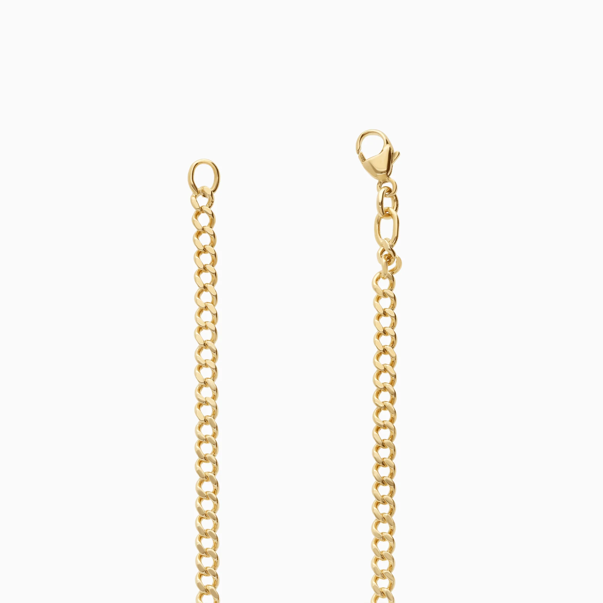 Curb bracelet 5.40g 18K gold - Image 2