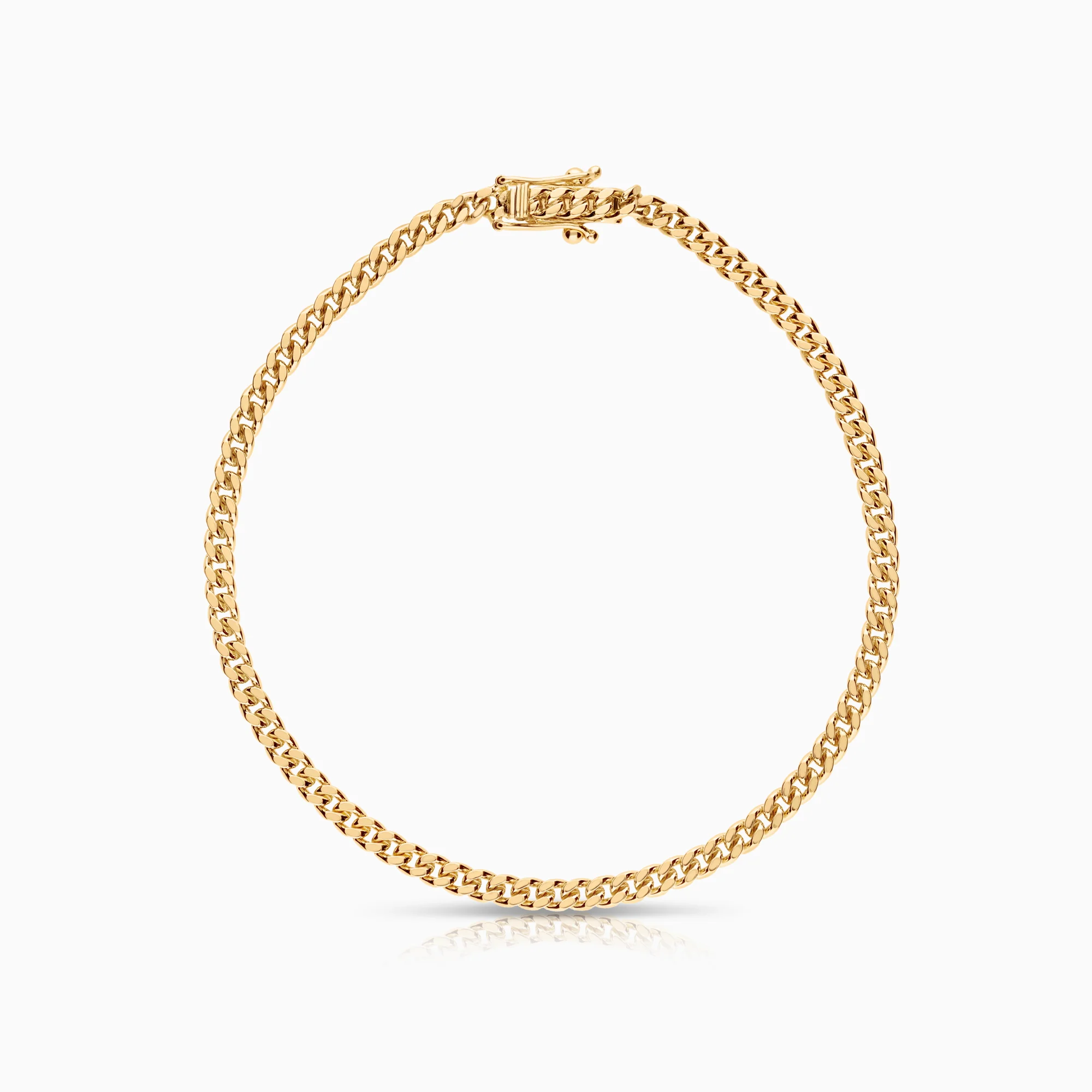 Curb bracelet 6.87g 18K gold