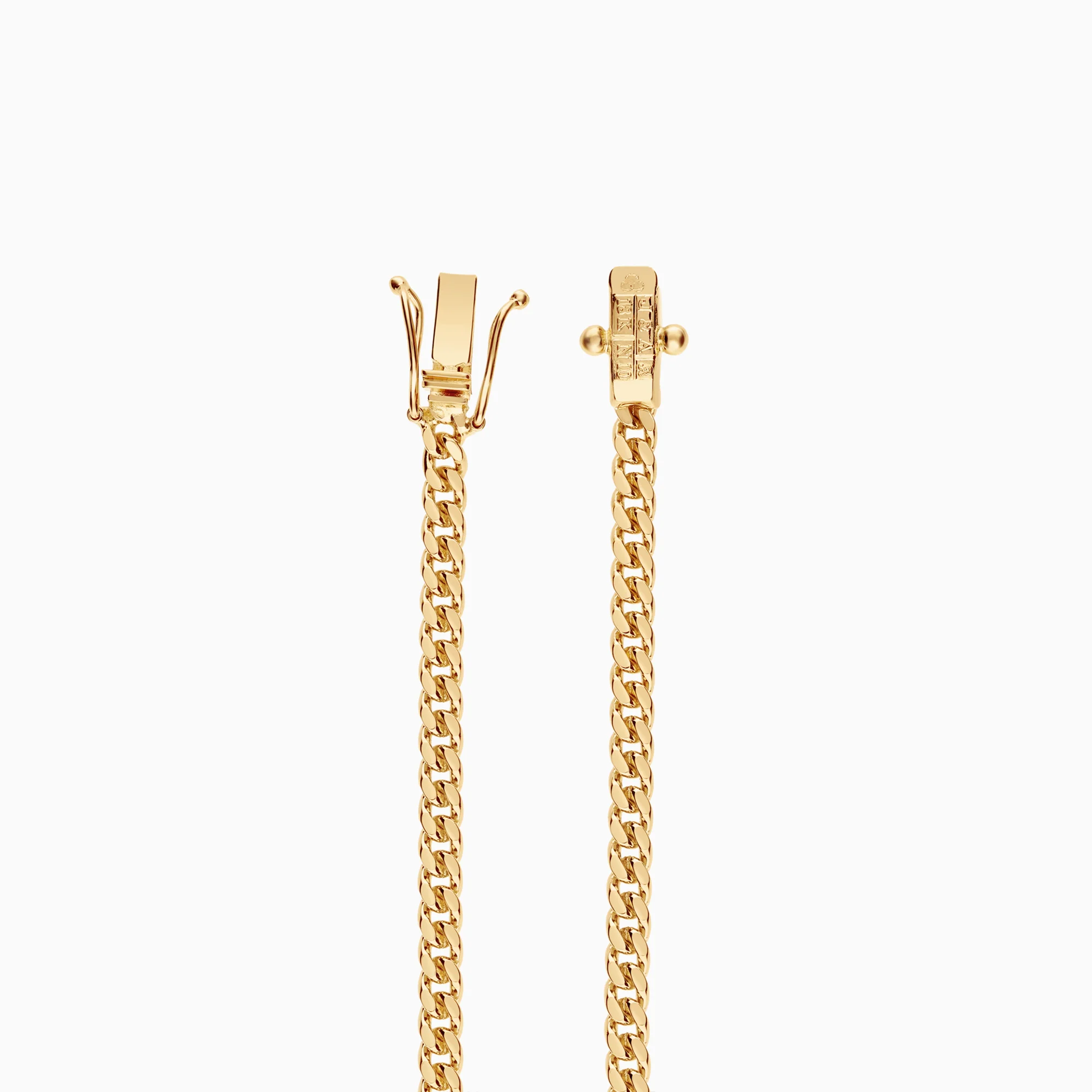 Curb bracelet 6.87g 18K gold - Image 2