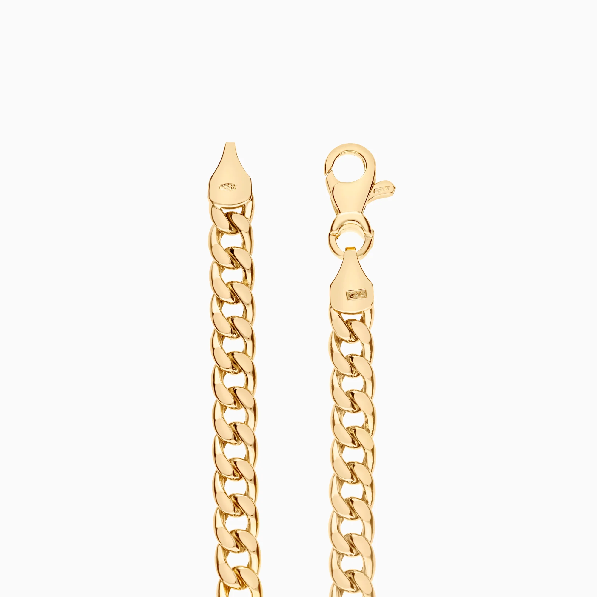 Curb bracelet 7.97g 18K gold - Image 2