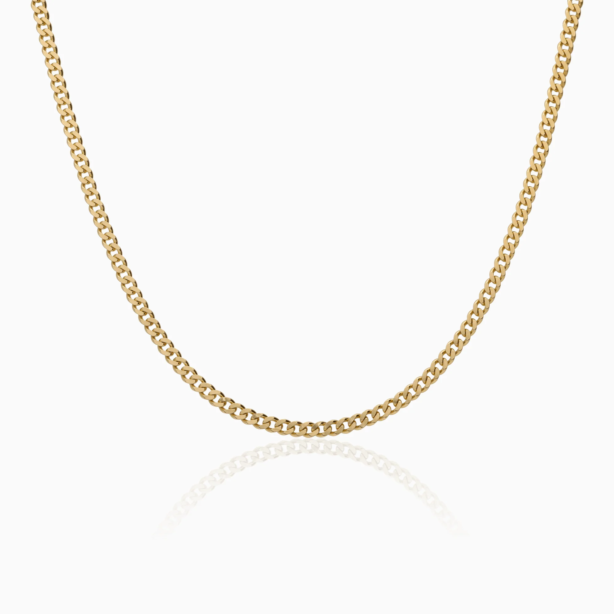 Curb necklace 11.54g 18K gold