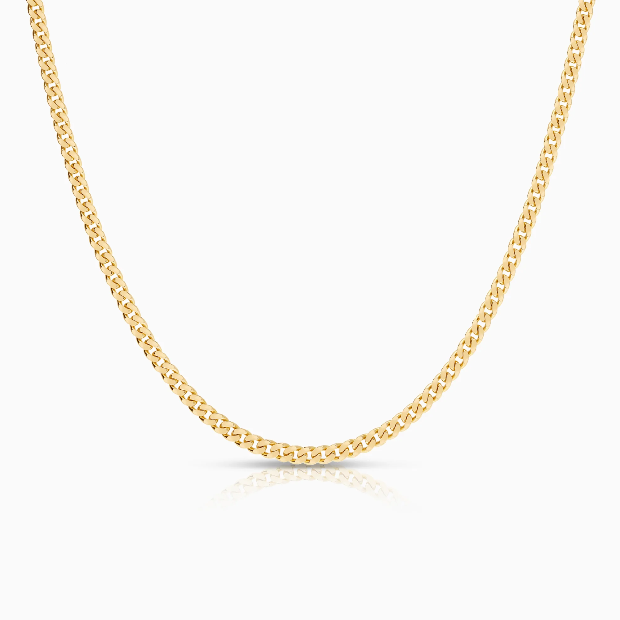 Curb necklace 12.54g 18K gold