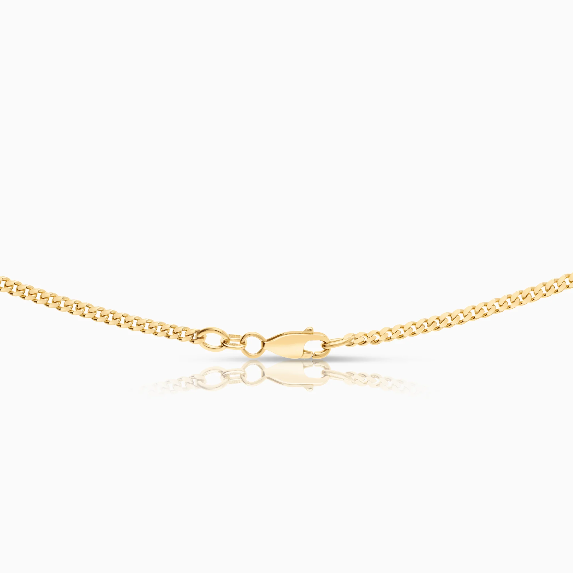 Curb necklace 12.54g 18K gold - Image 2
