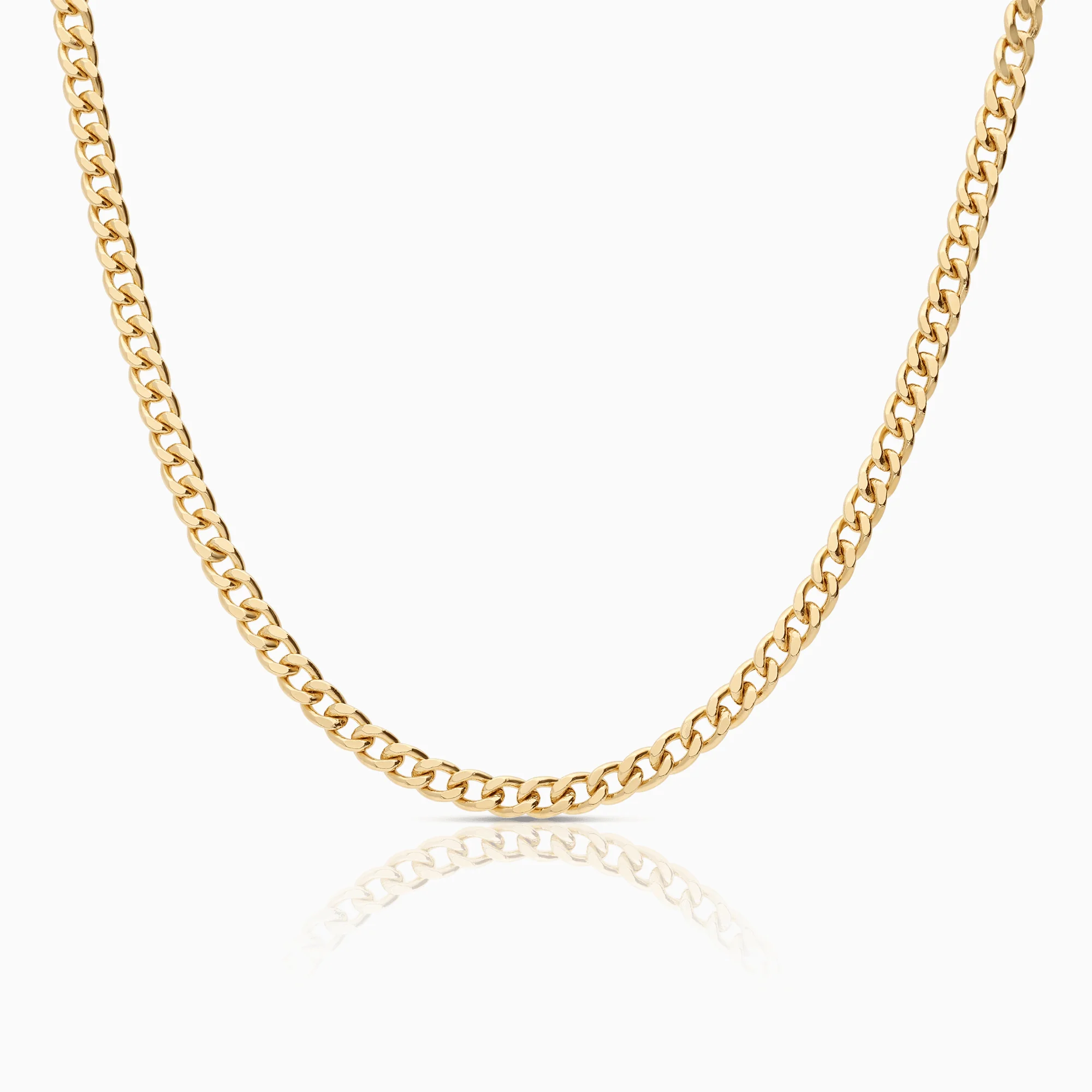Curb necklace 13.56g 18K gold
