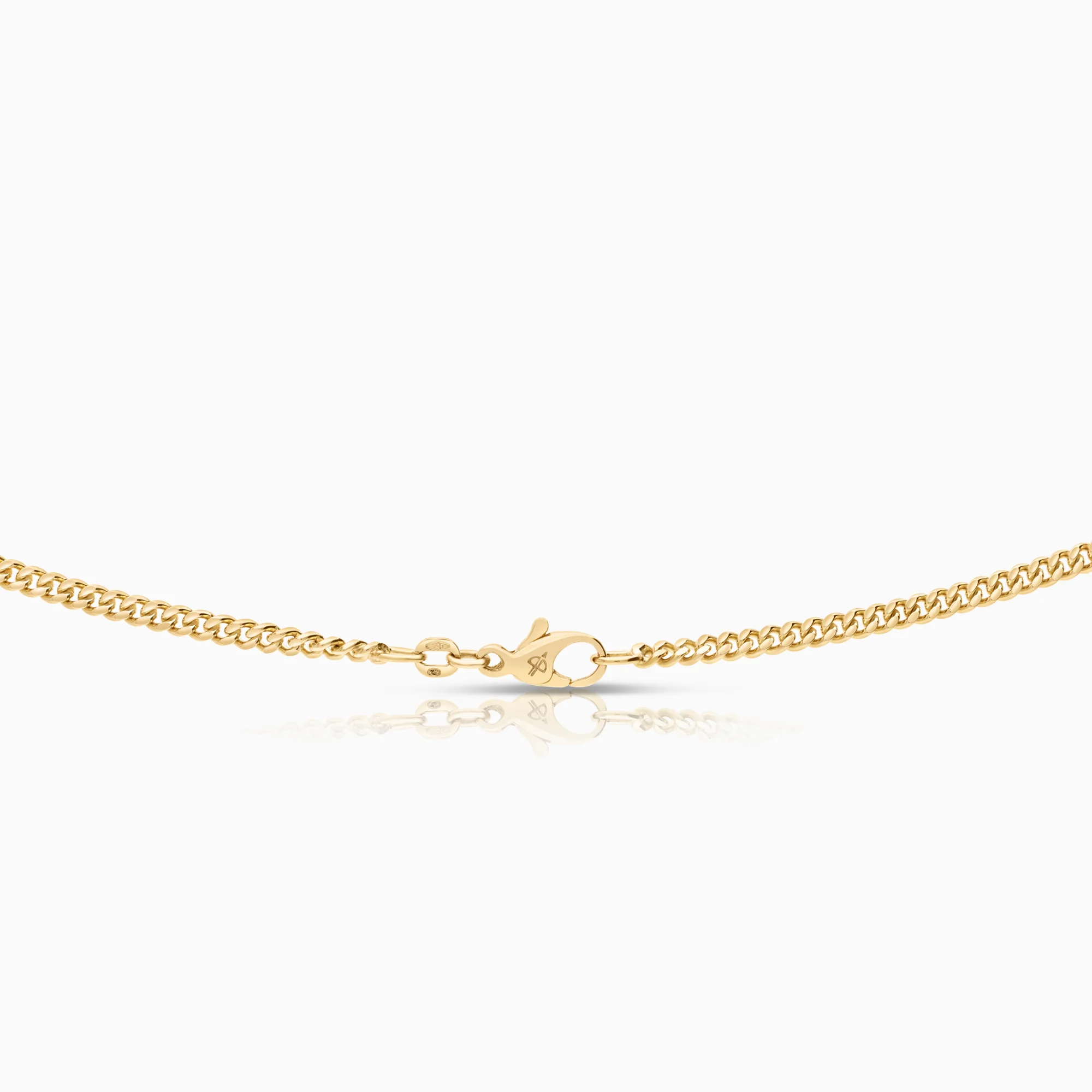 Curb necklace 18.07g 18K gold - Image 2