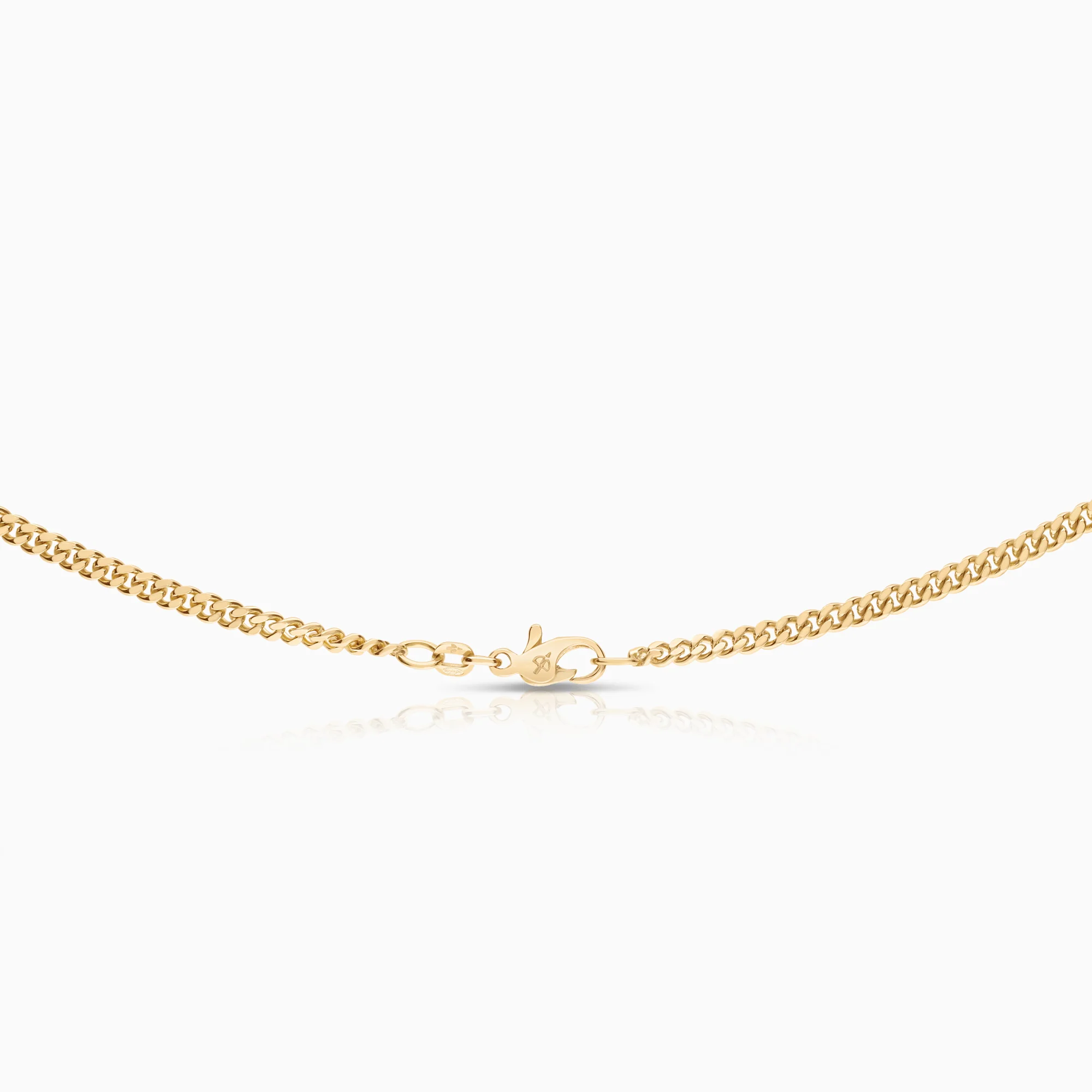 Curb necklace 18.47g 18K gold - Image 2