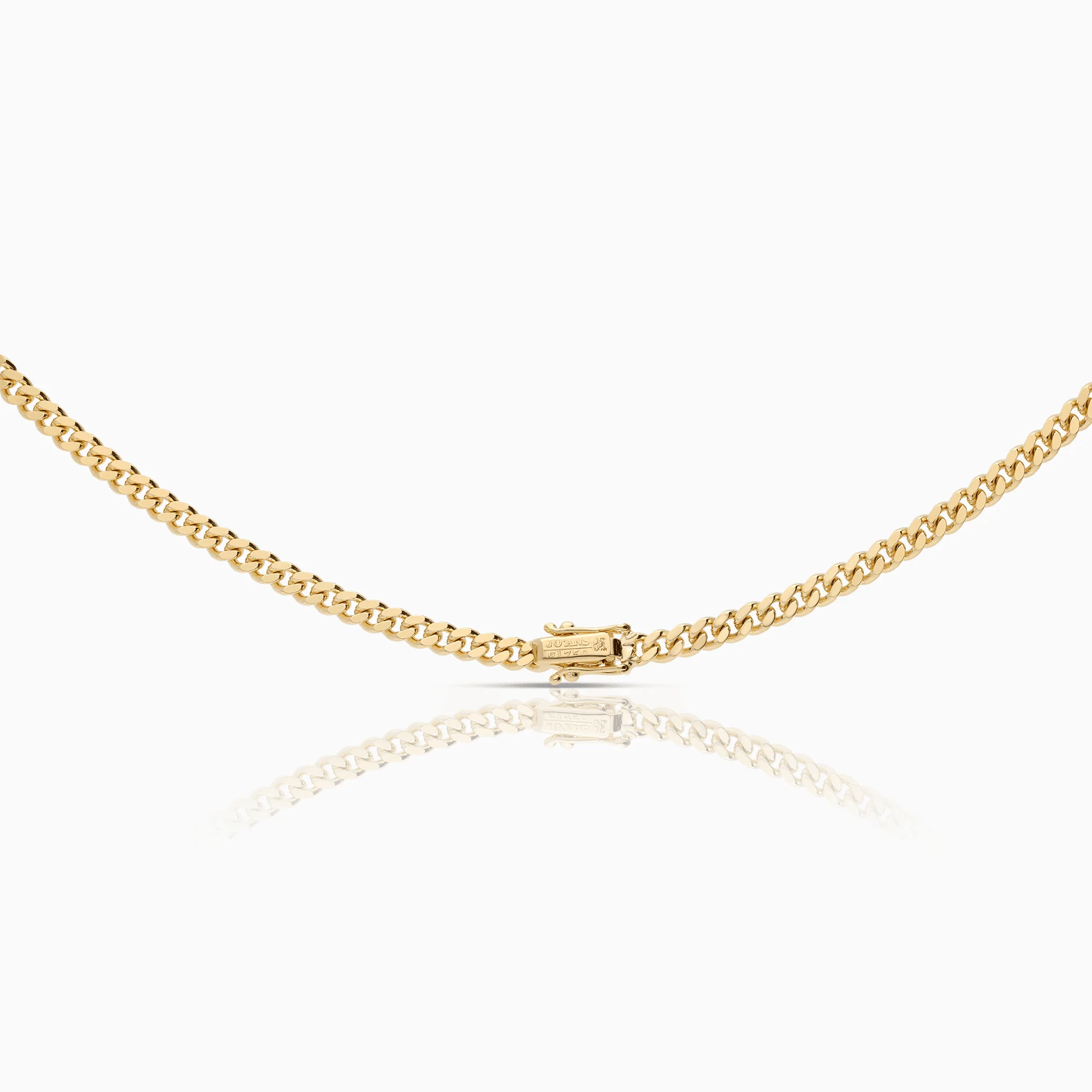 Curb necklace 22.58g 18K gold - Image 2