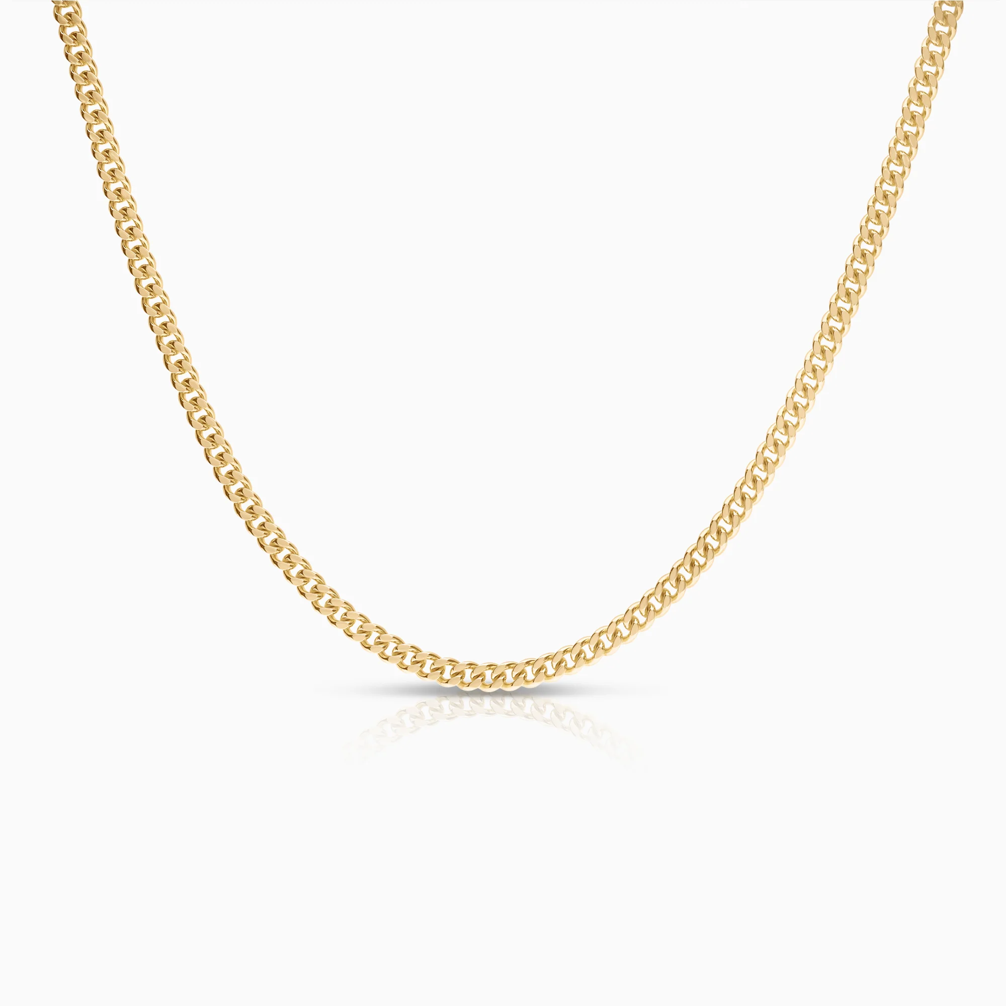 Curb necklace 24.07g 18K gold