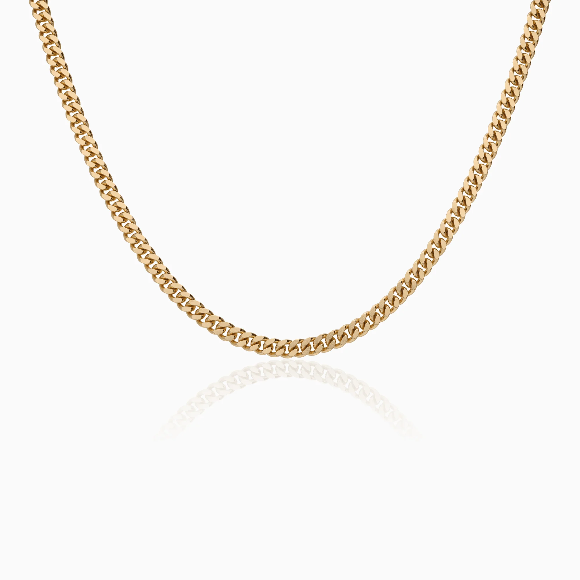 Curb necklace 31.15g 18K gold