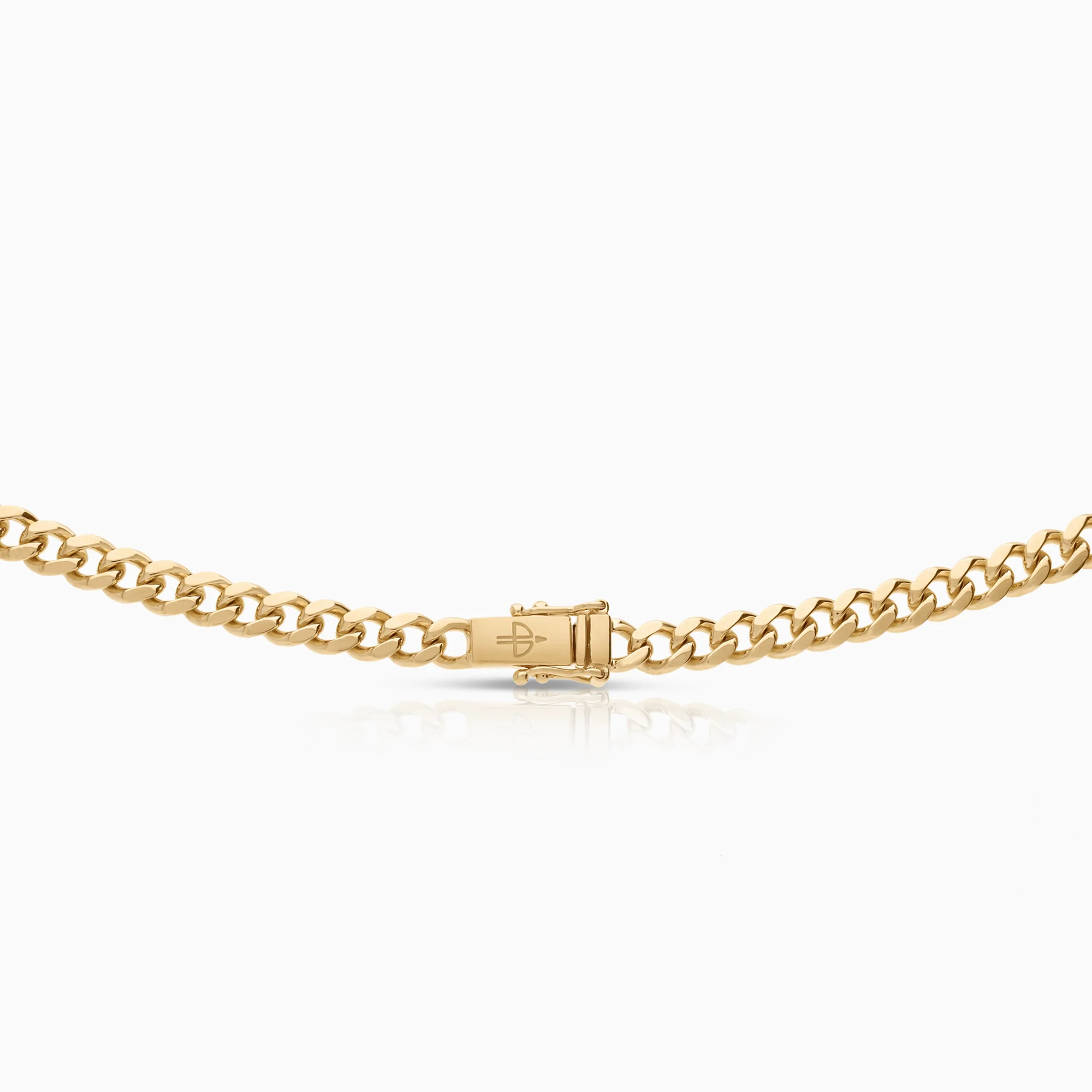 Curb necklace 40.70g 18K gold - Image 2