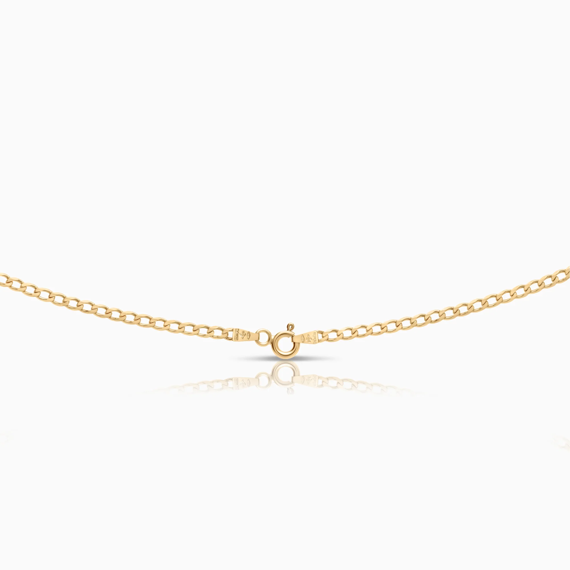 Curb necklace 6.17g 18K gold - Image 2