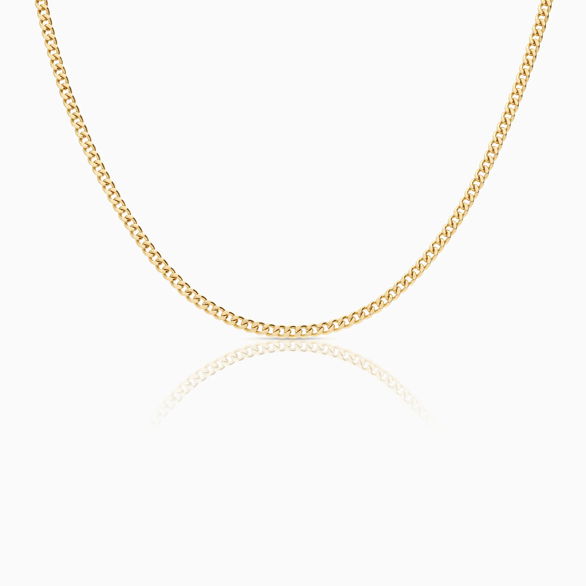Curb necklace 6.10g 18K gold
