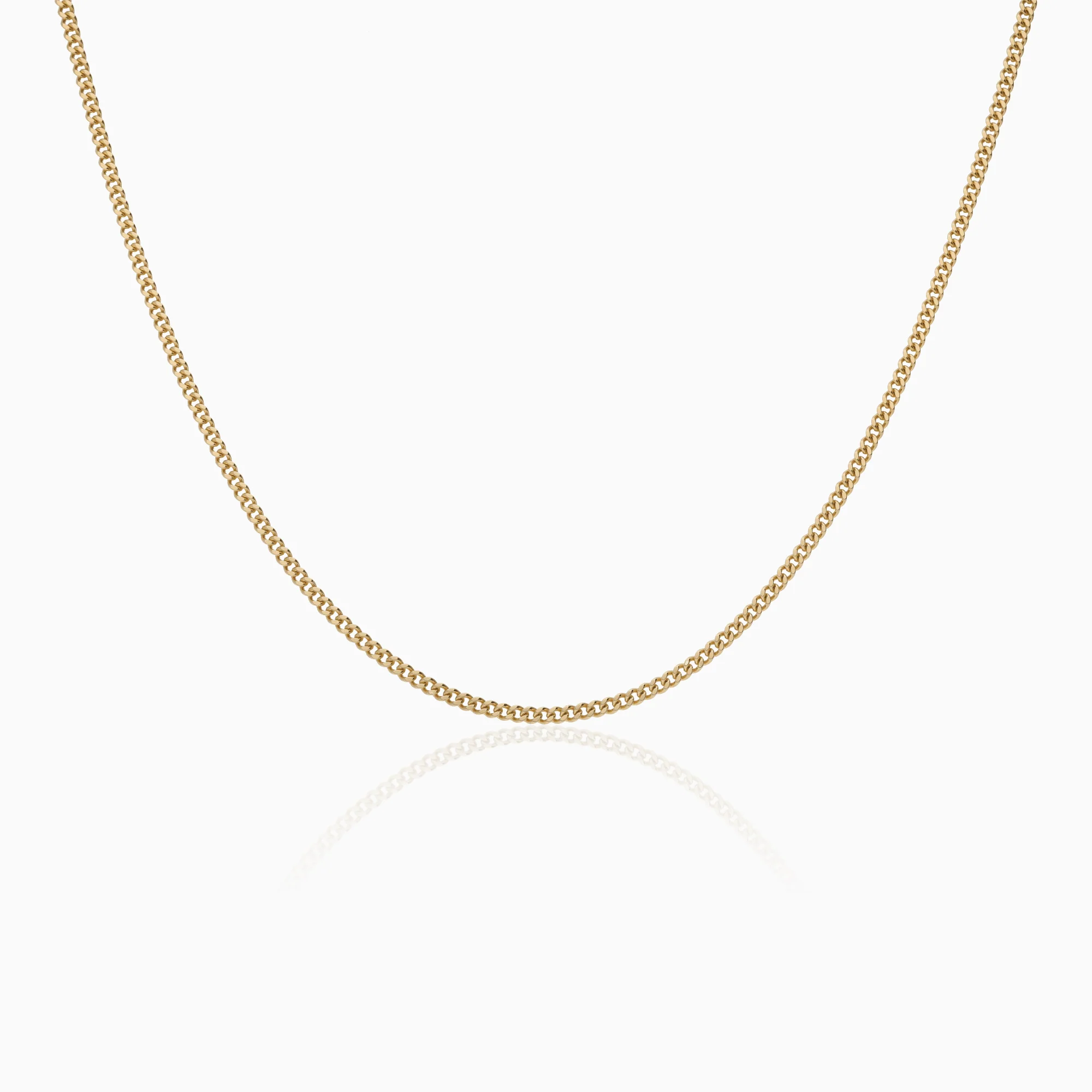 Curb necklace 6.75g 18K gold