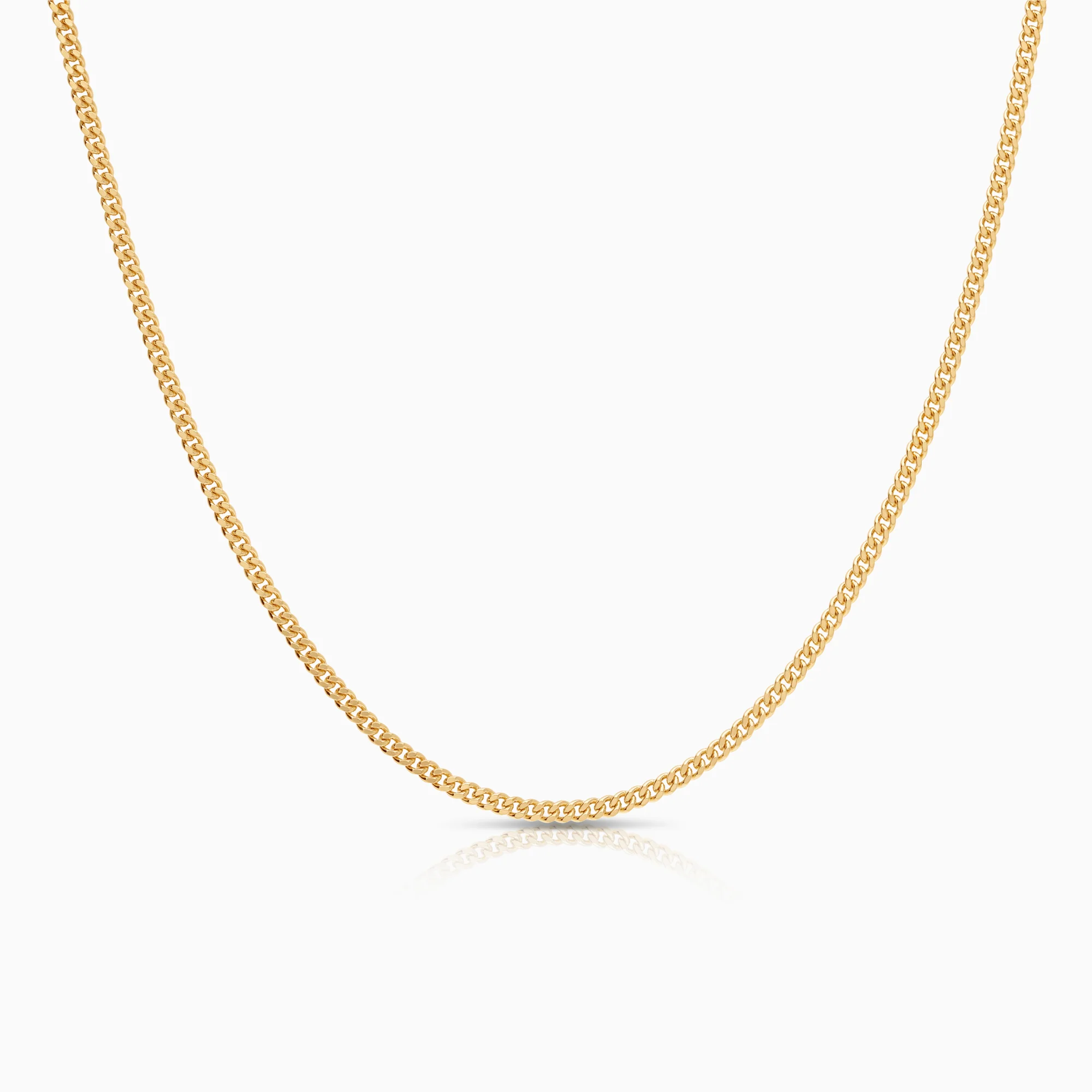 Curb necklace 7.91g 18K gold