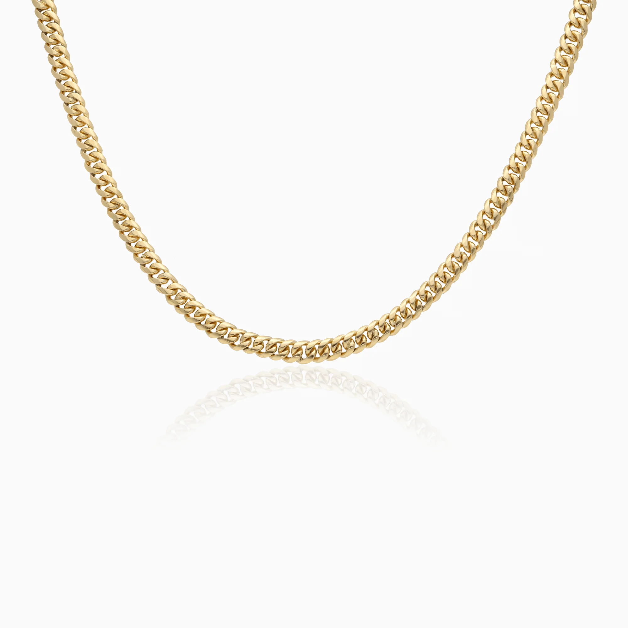 Curb chain 36.8g 18K gold