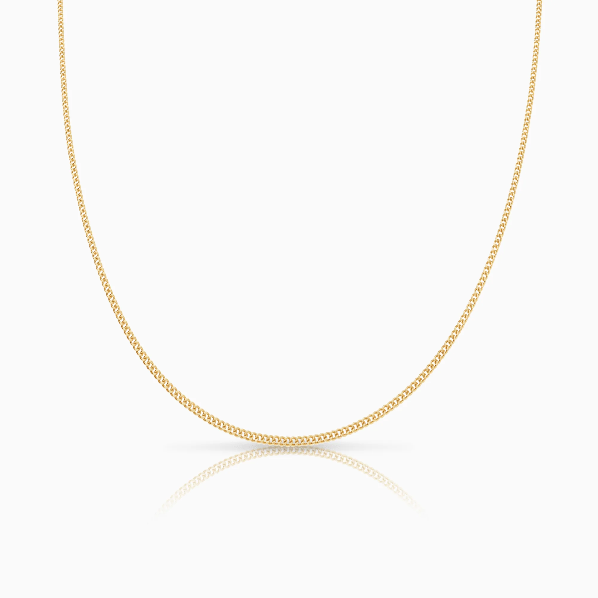 Curb chain 41cm 18K gold