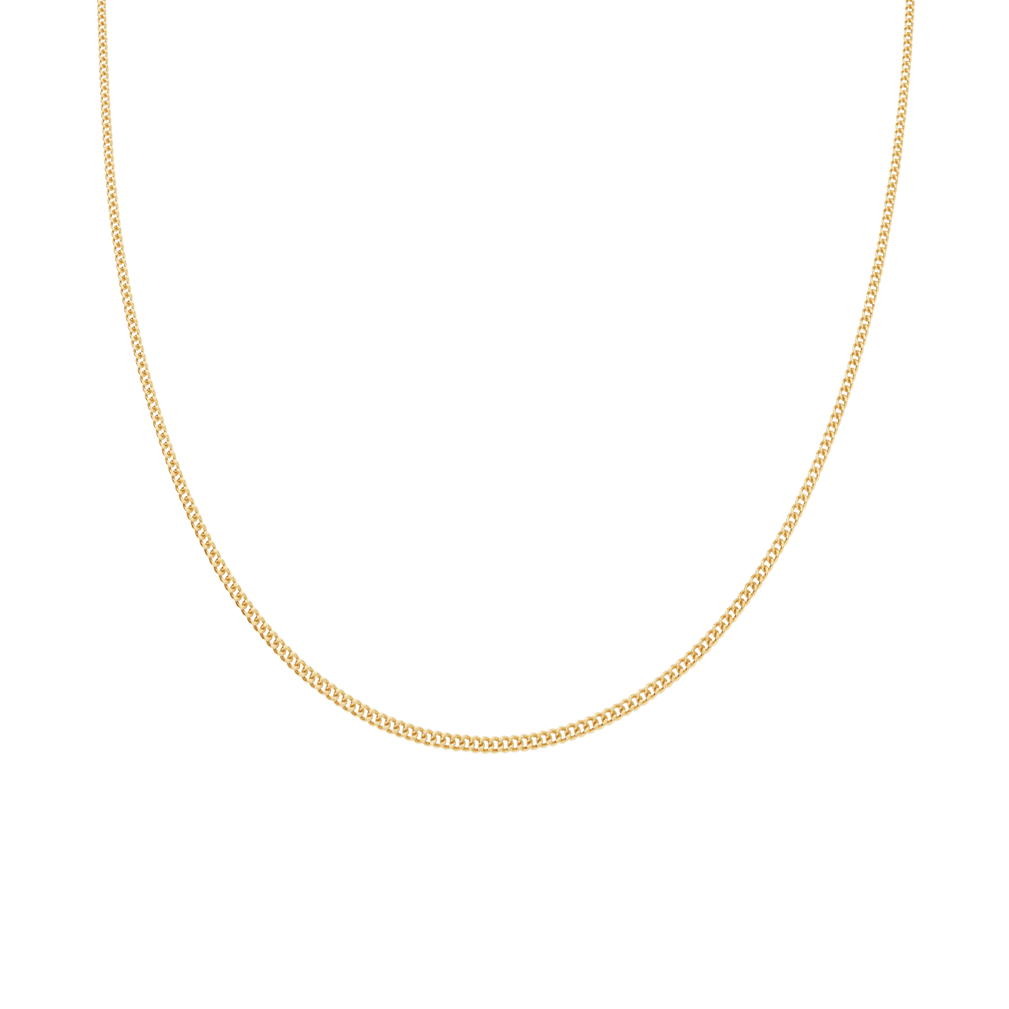 Curb chain 41cm 18K gold - Image 2