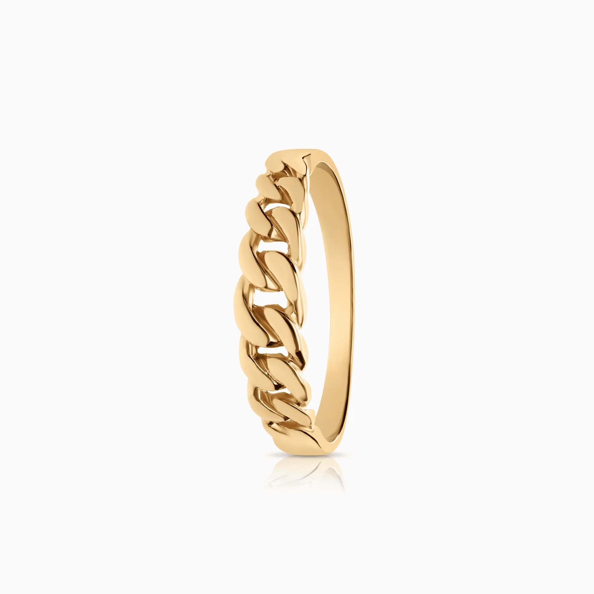 Curb ring 2.00g 18K gold