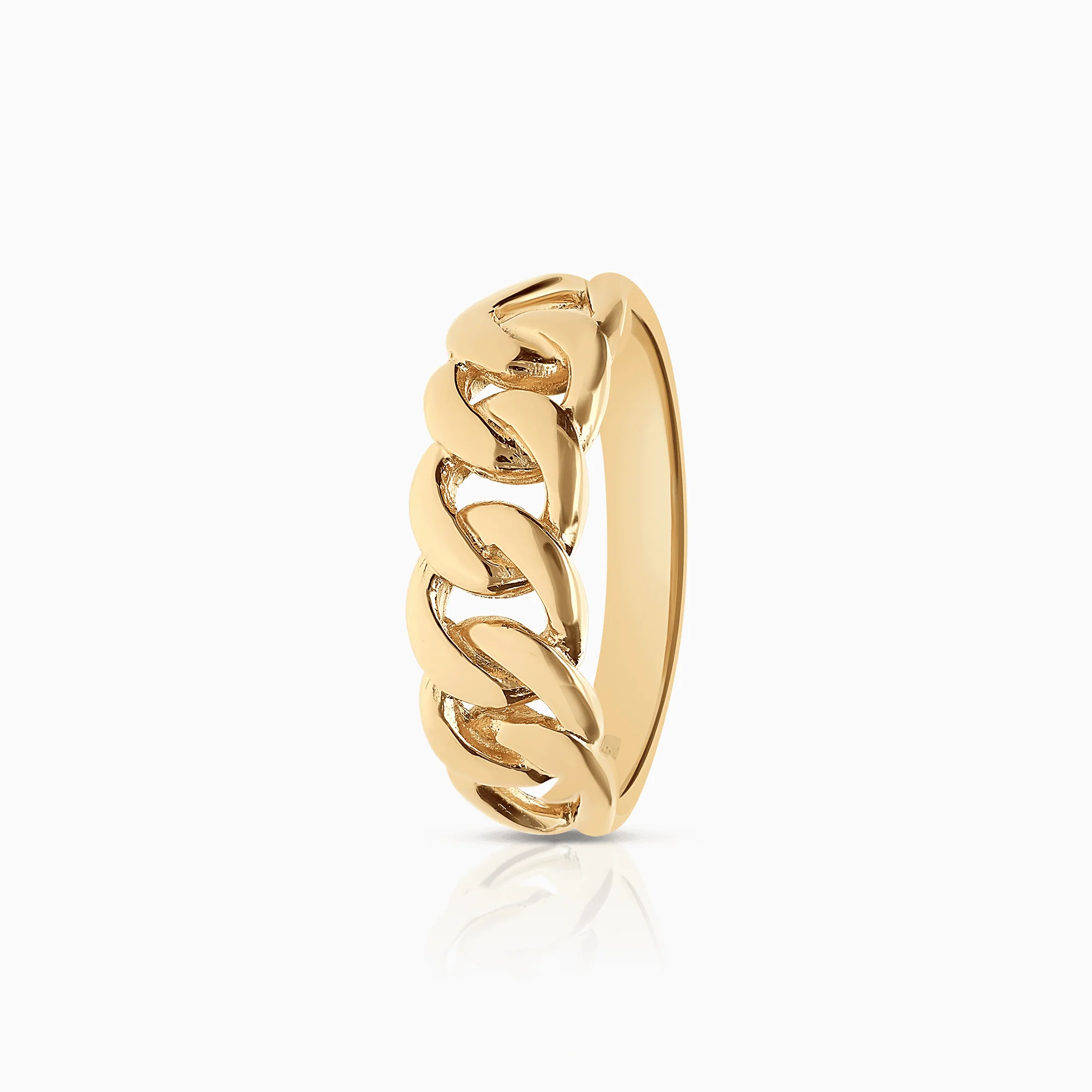 Curb ring 6.14g 18K gold