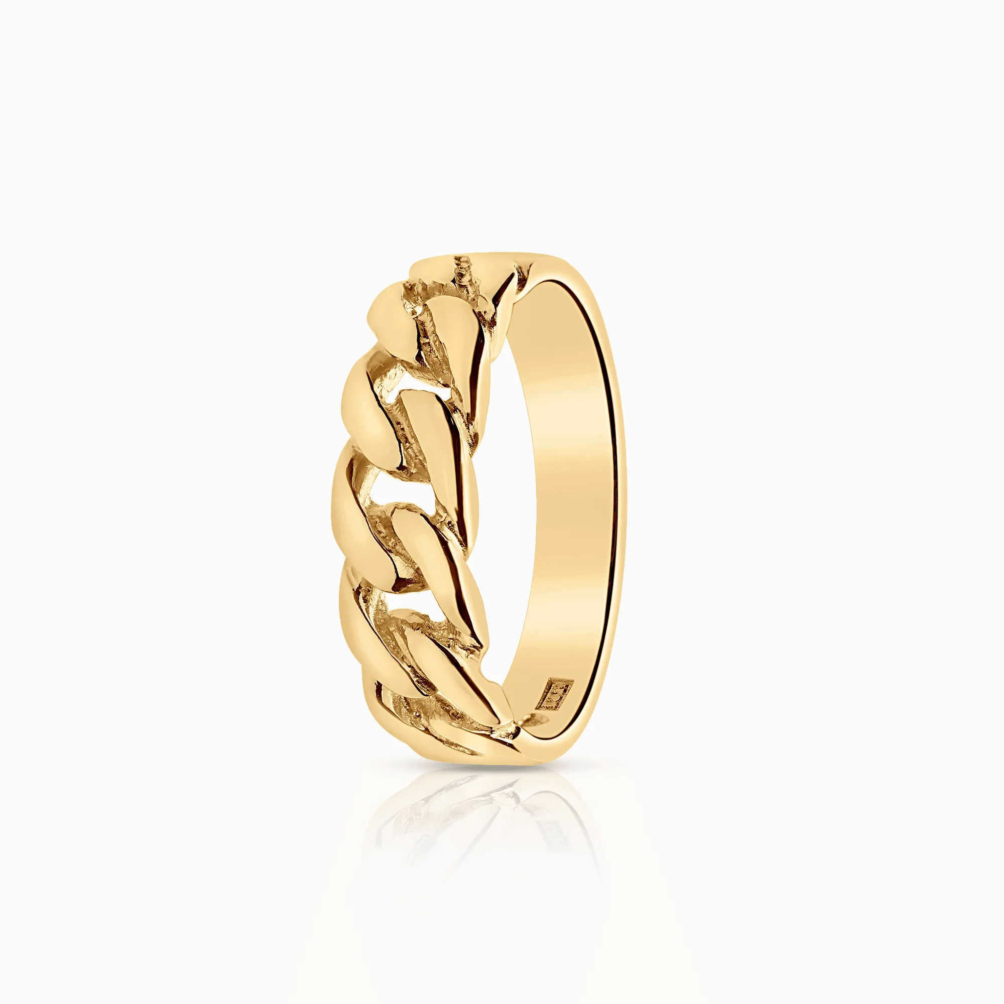 Curb Ring 6.42g 18K Gold