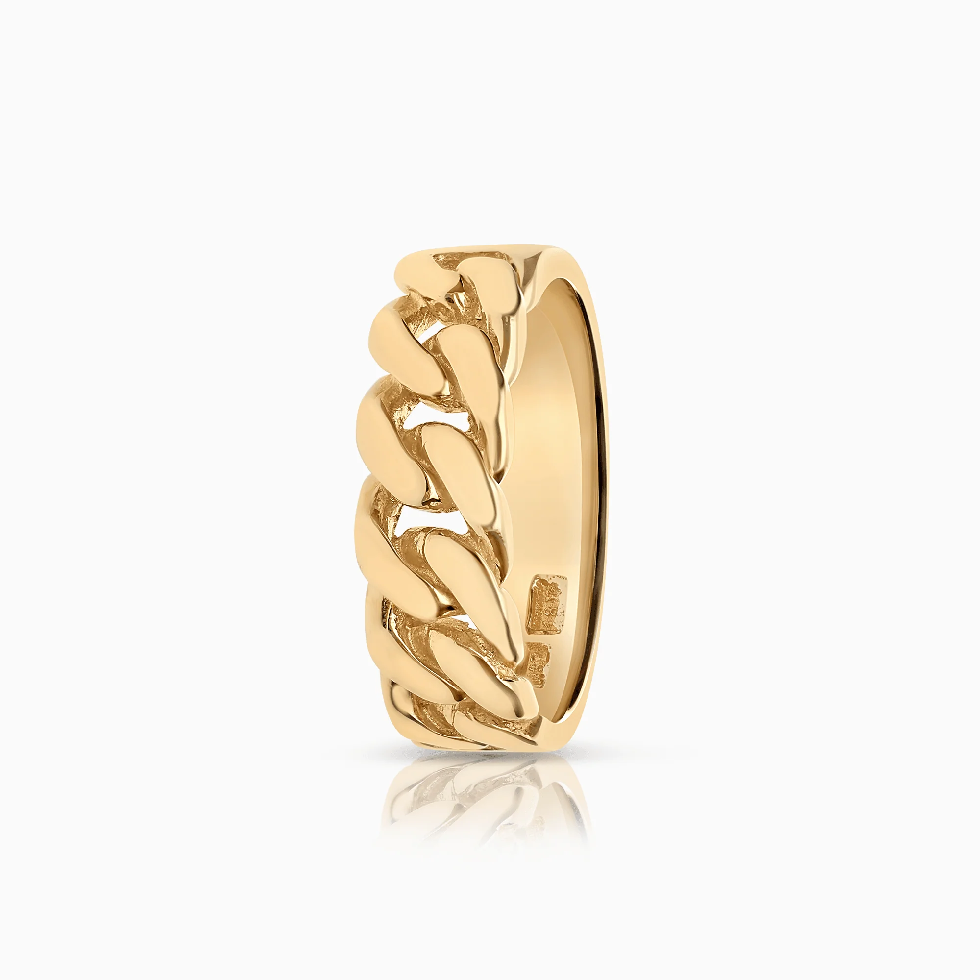 Curb ring 7.64g 18K gold
