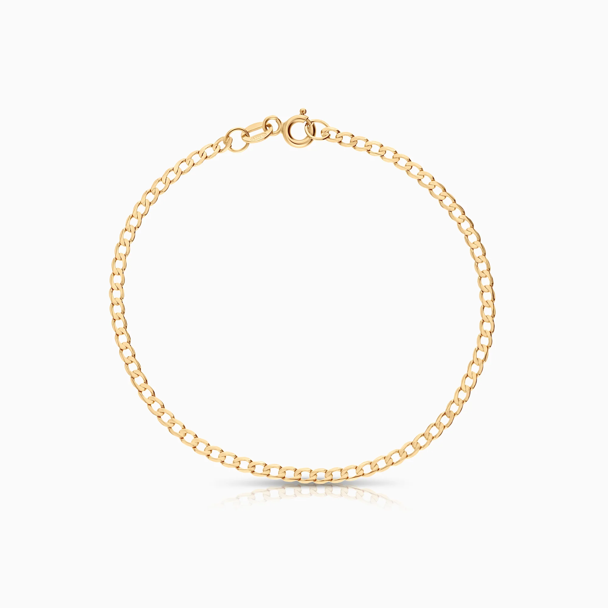 Curb bracelet 1.77g 18K gold