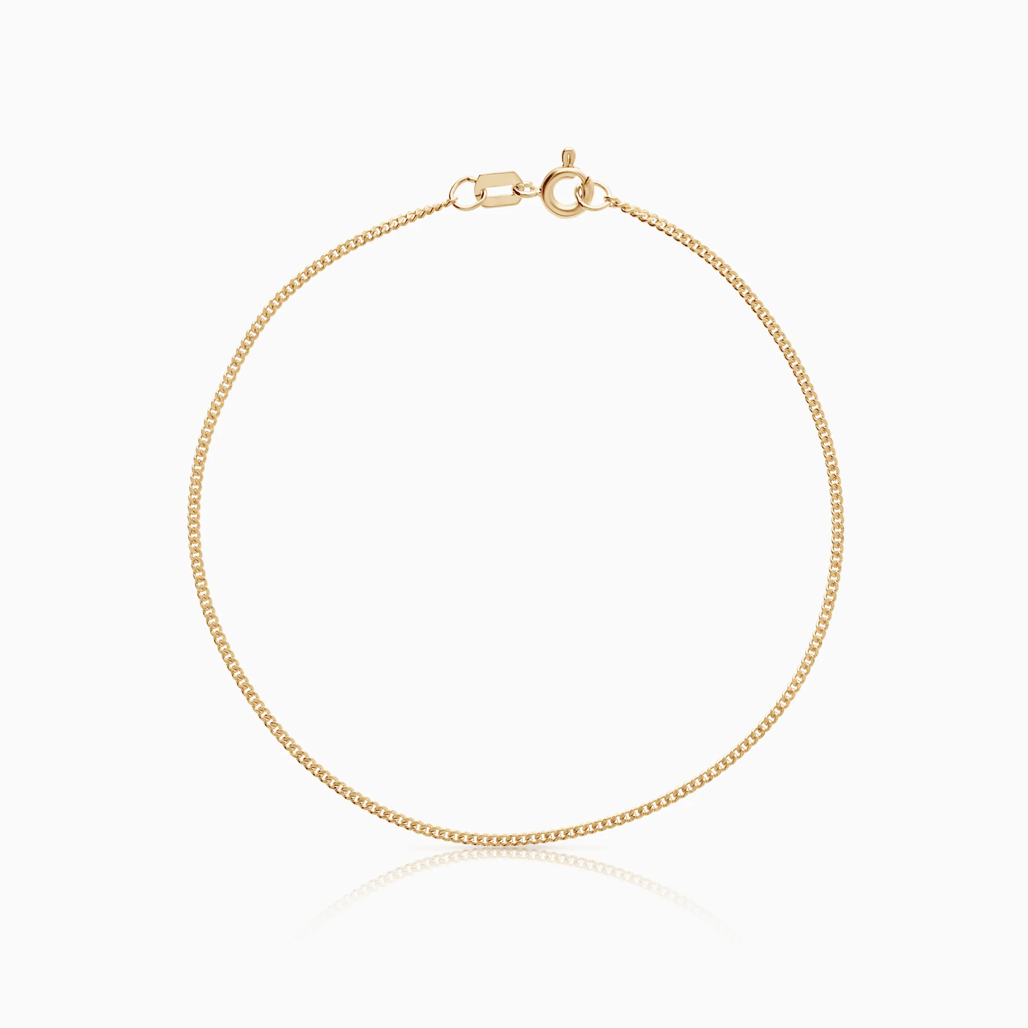 Curb bracelet 1.28g 18K gold