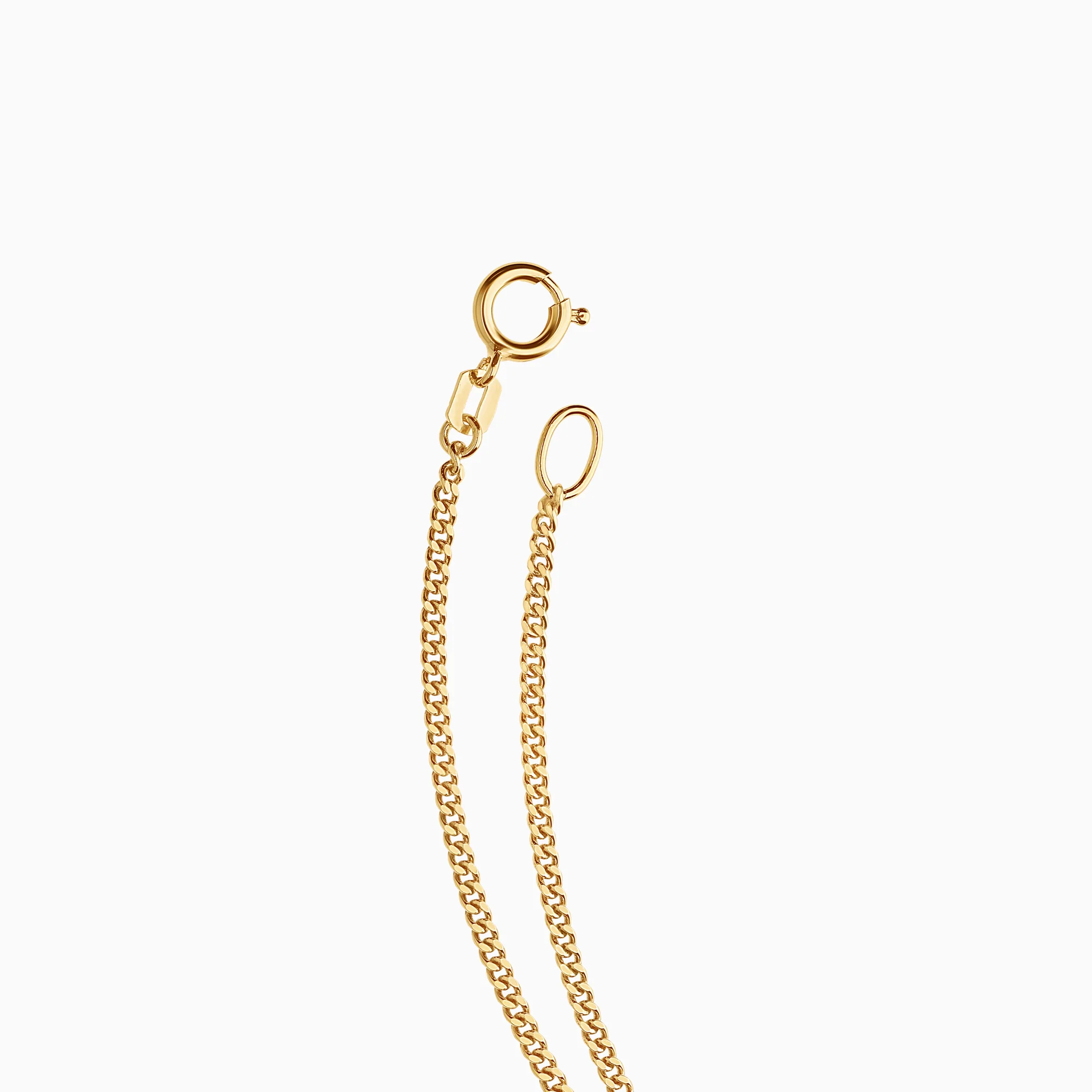 Curb bracelet 2.07g 18K gold - Image 2