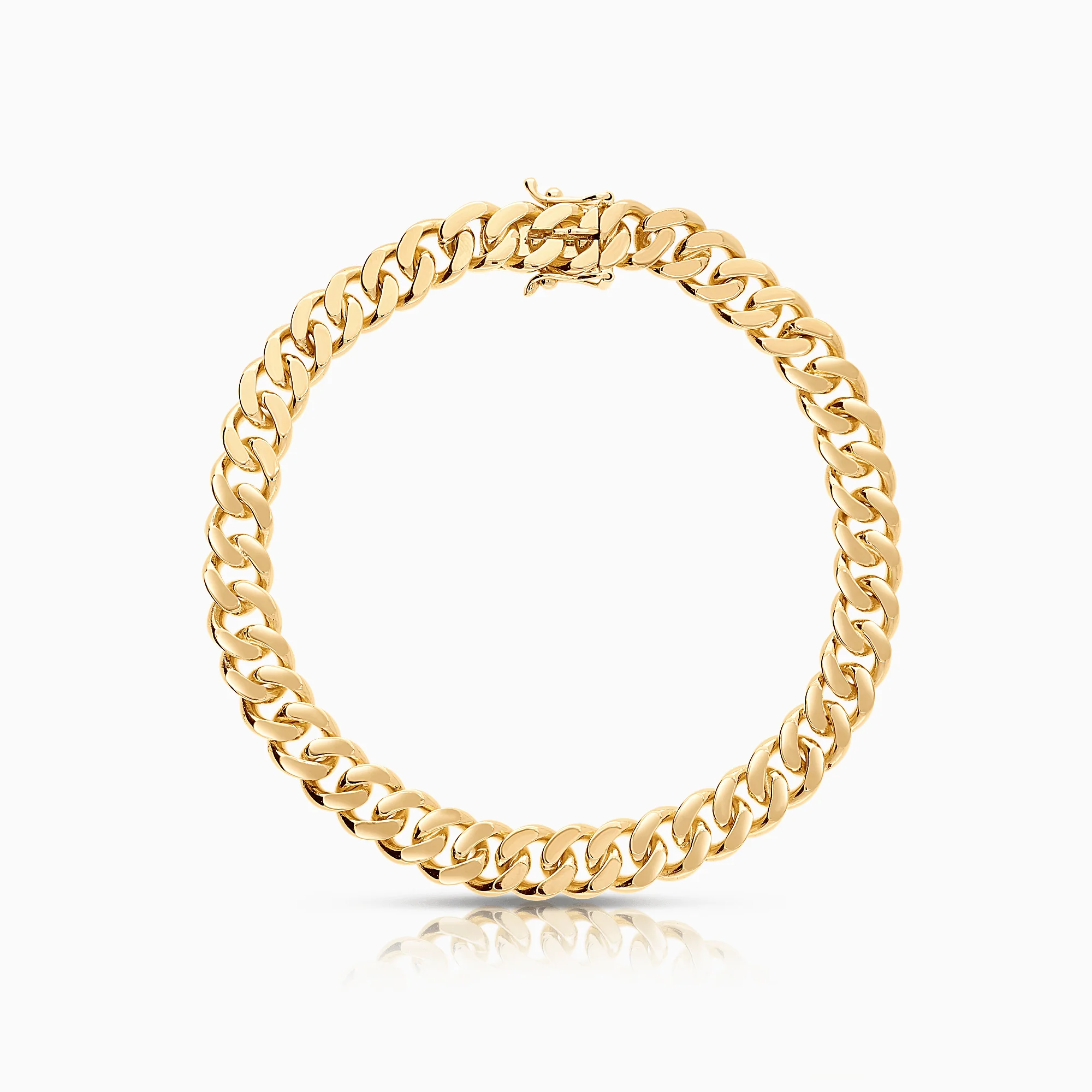 Curb Bracelet 25.74g 18K Gold