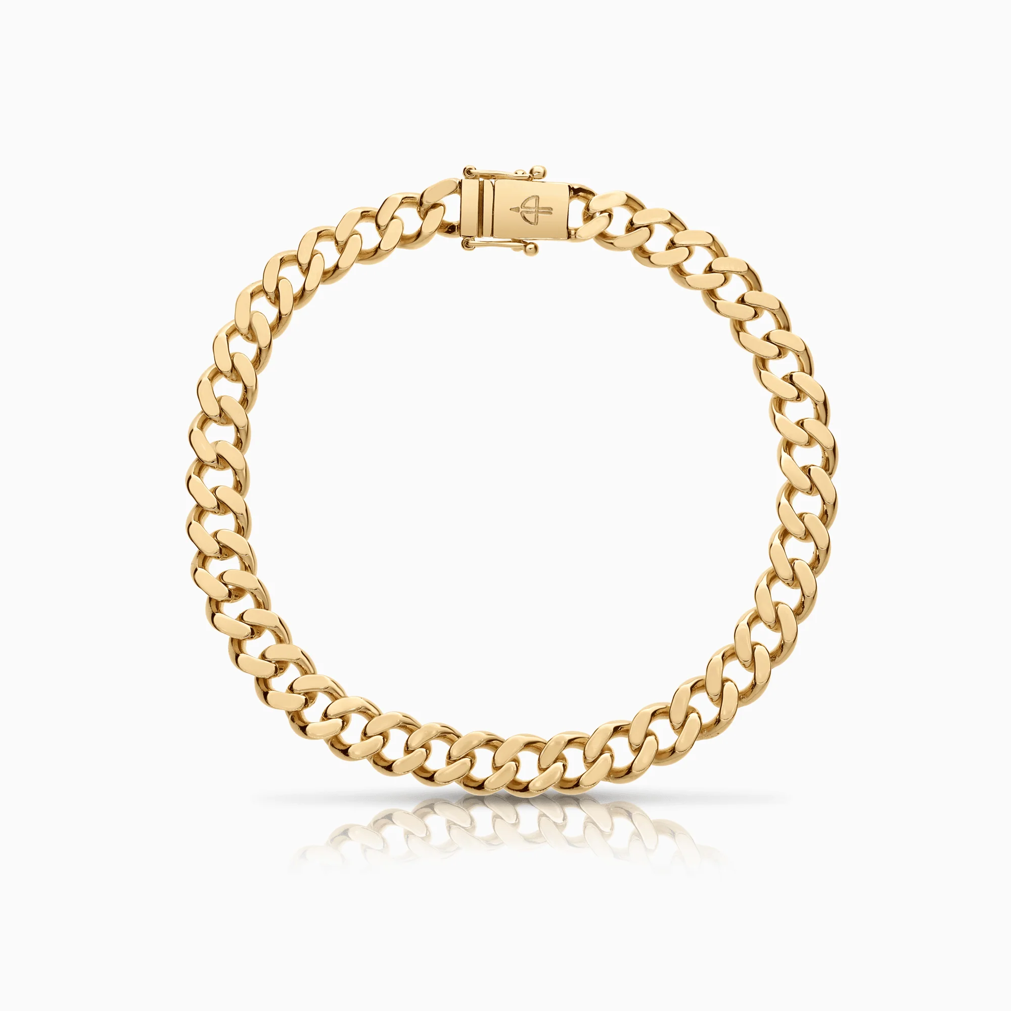 Curb bracelet 33.67g 18K gold