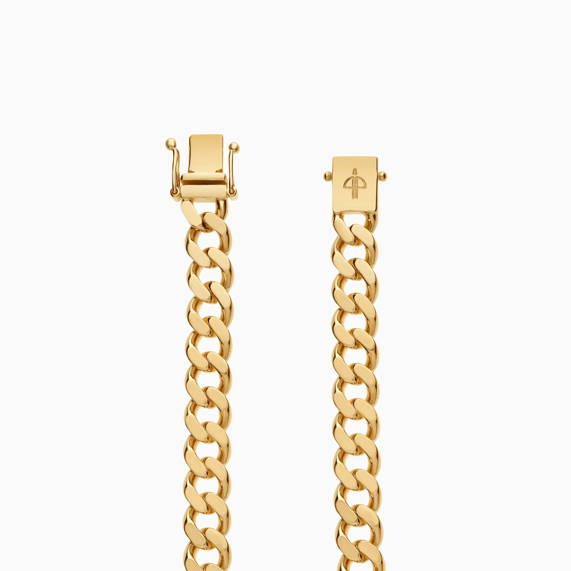Curb bracelet 33.67g 18K gold - Image 2