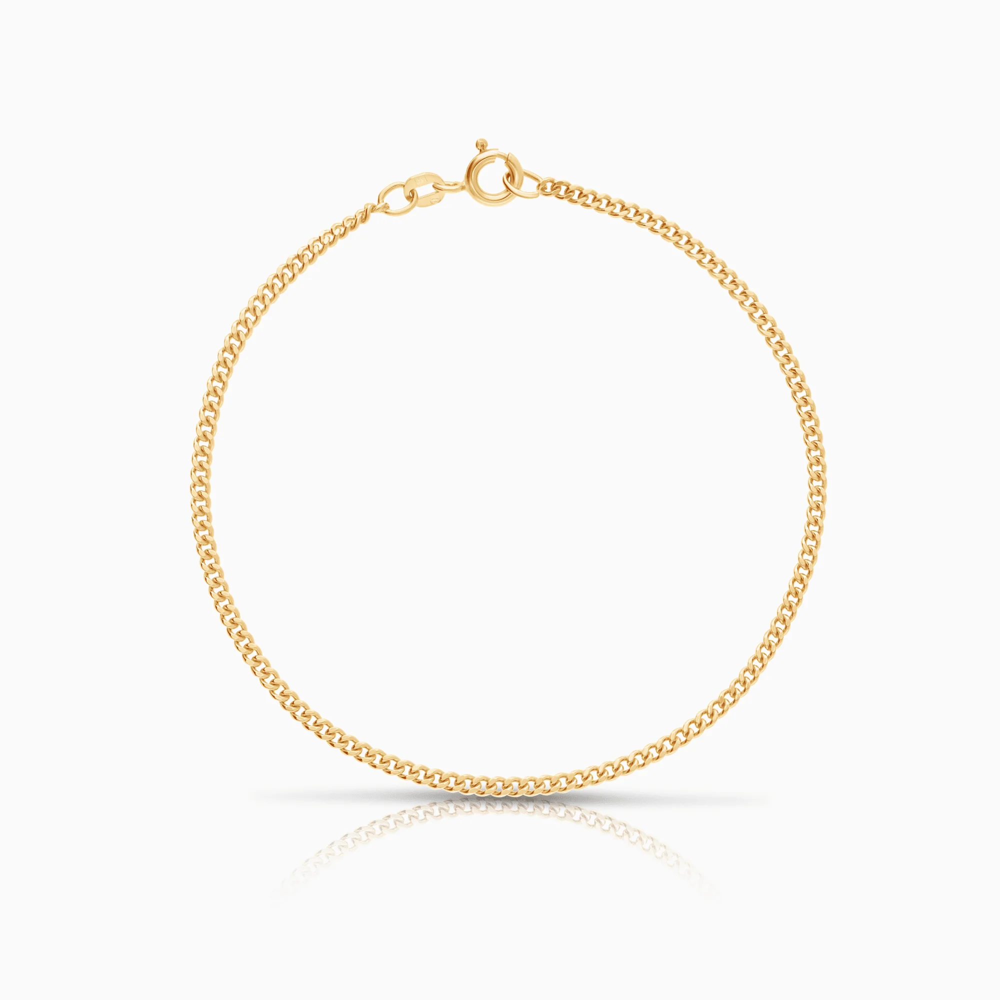 Curb bracelet 3.39g 18K gold