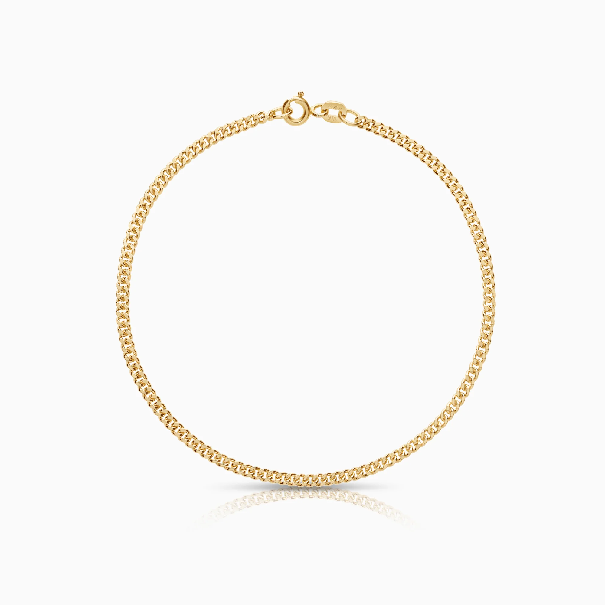 Curb bracelet 4.0g 18K gold