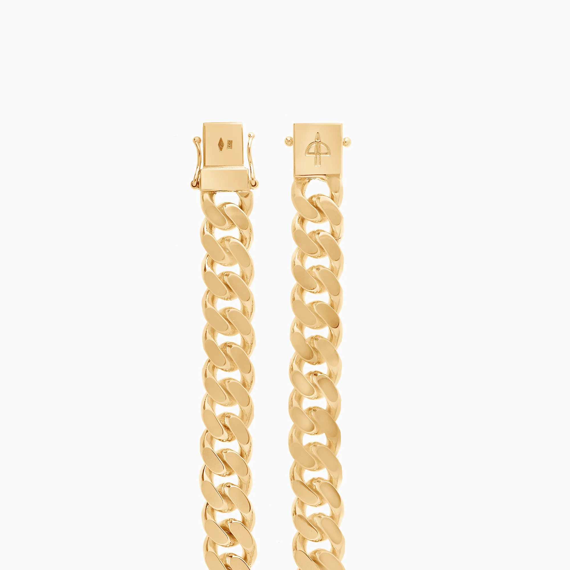 Curb bracelet 59.80g 18K gold - Image 2