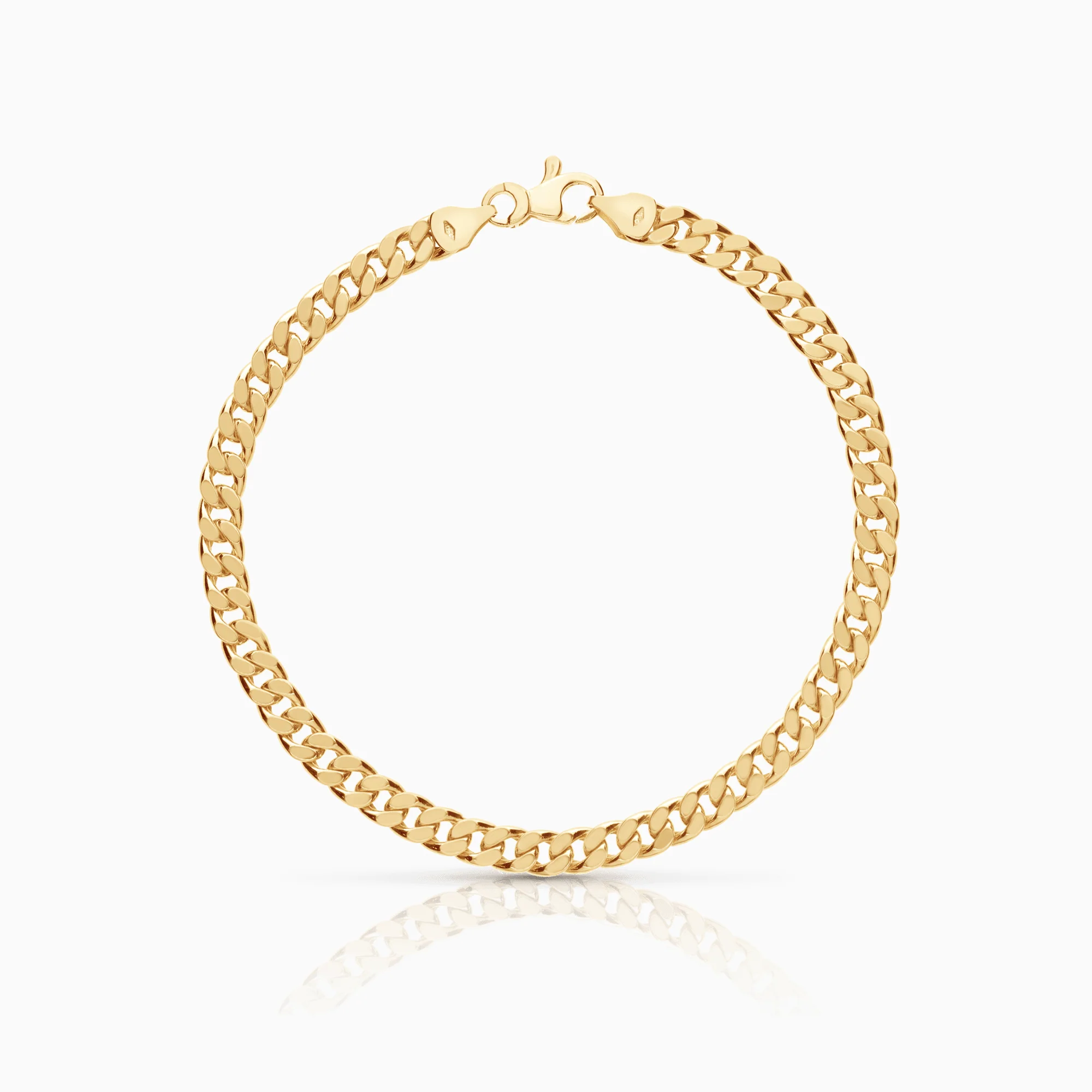 Curb bracelet 8.62g 18K gold